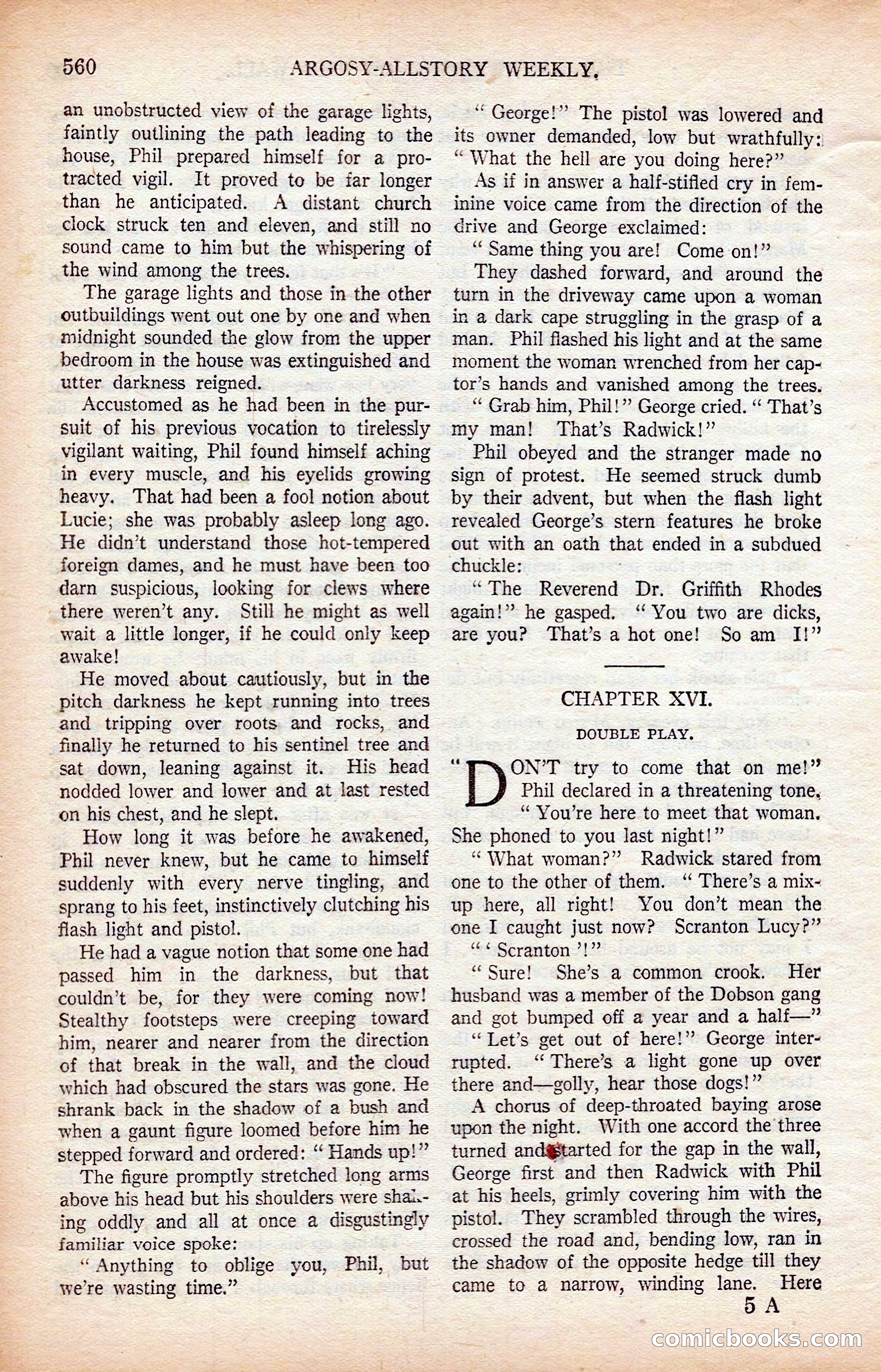 Argosy All-Story Weekly, April 19, 1924 — page 90 of 172