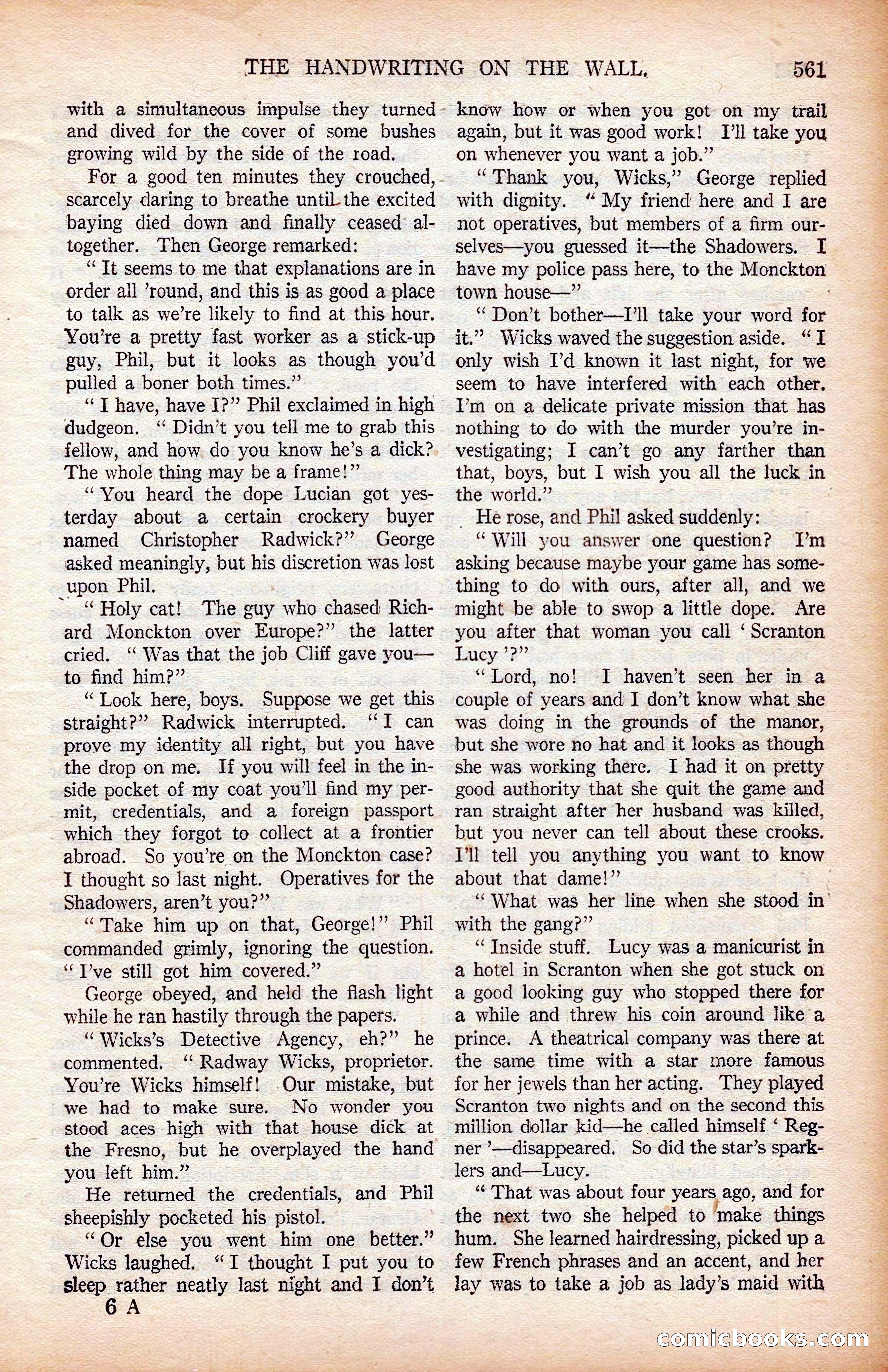 Argosy All-Story Weekly, April 19, 1924 — page 91 of 172