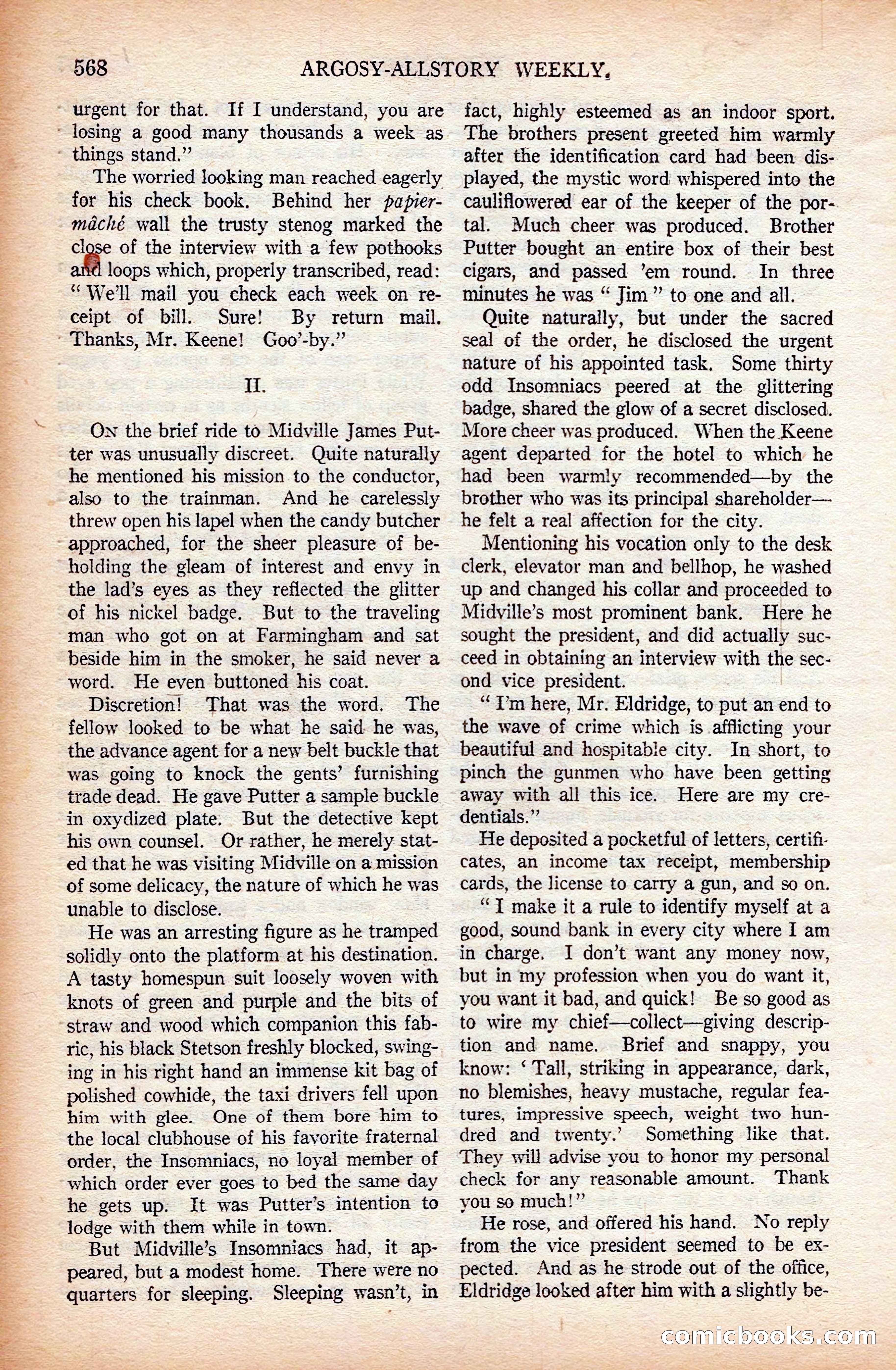 Argosy All-Story Weekly, April 19, 1924 — page 98 of 172