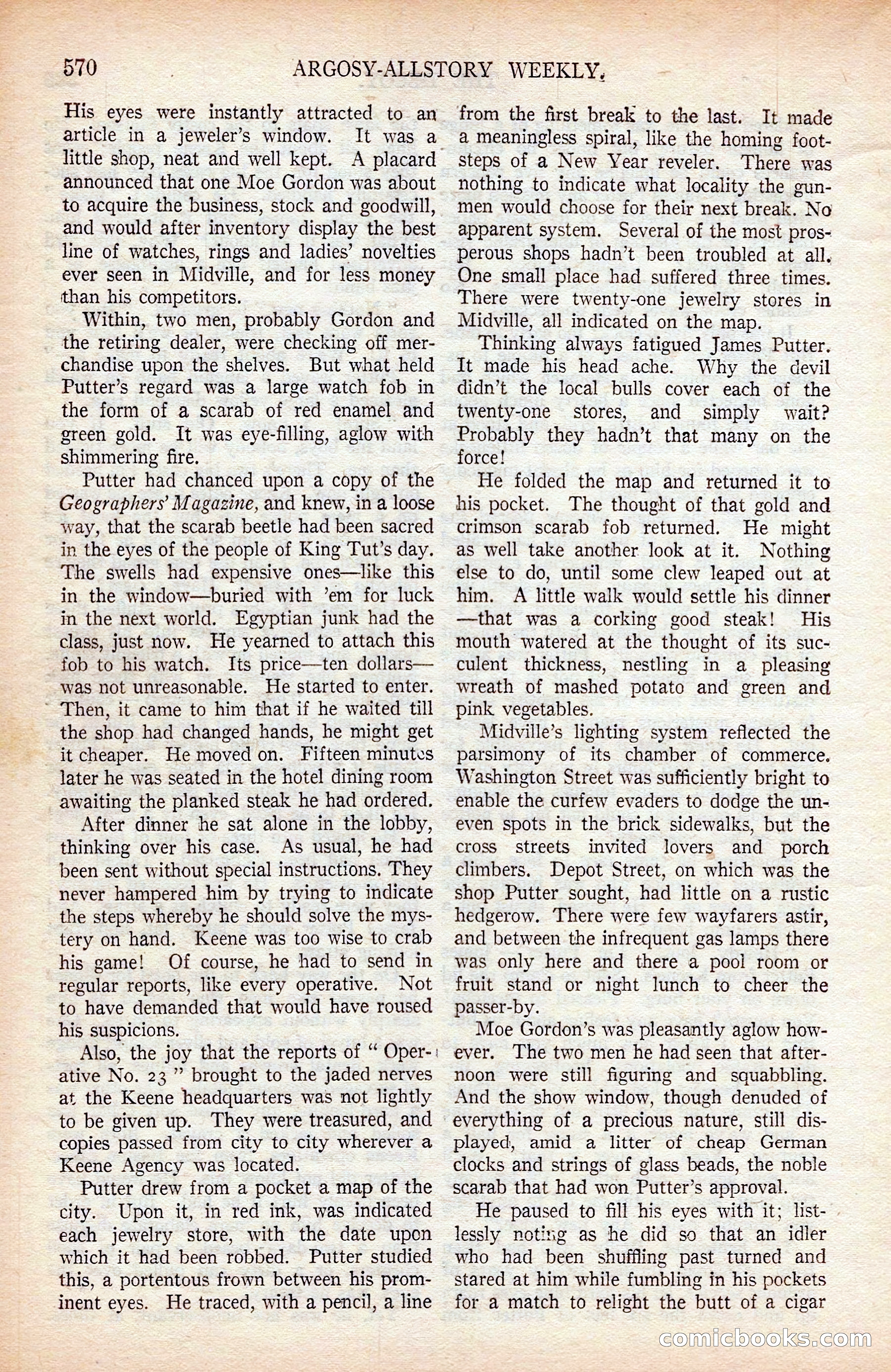 Argosy All-Story Weekly, April 19, 1924 — page 100 of 172
