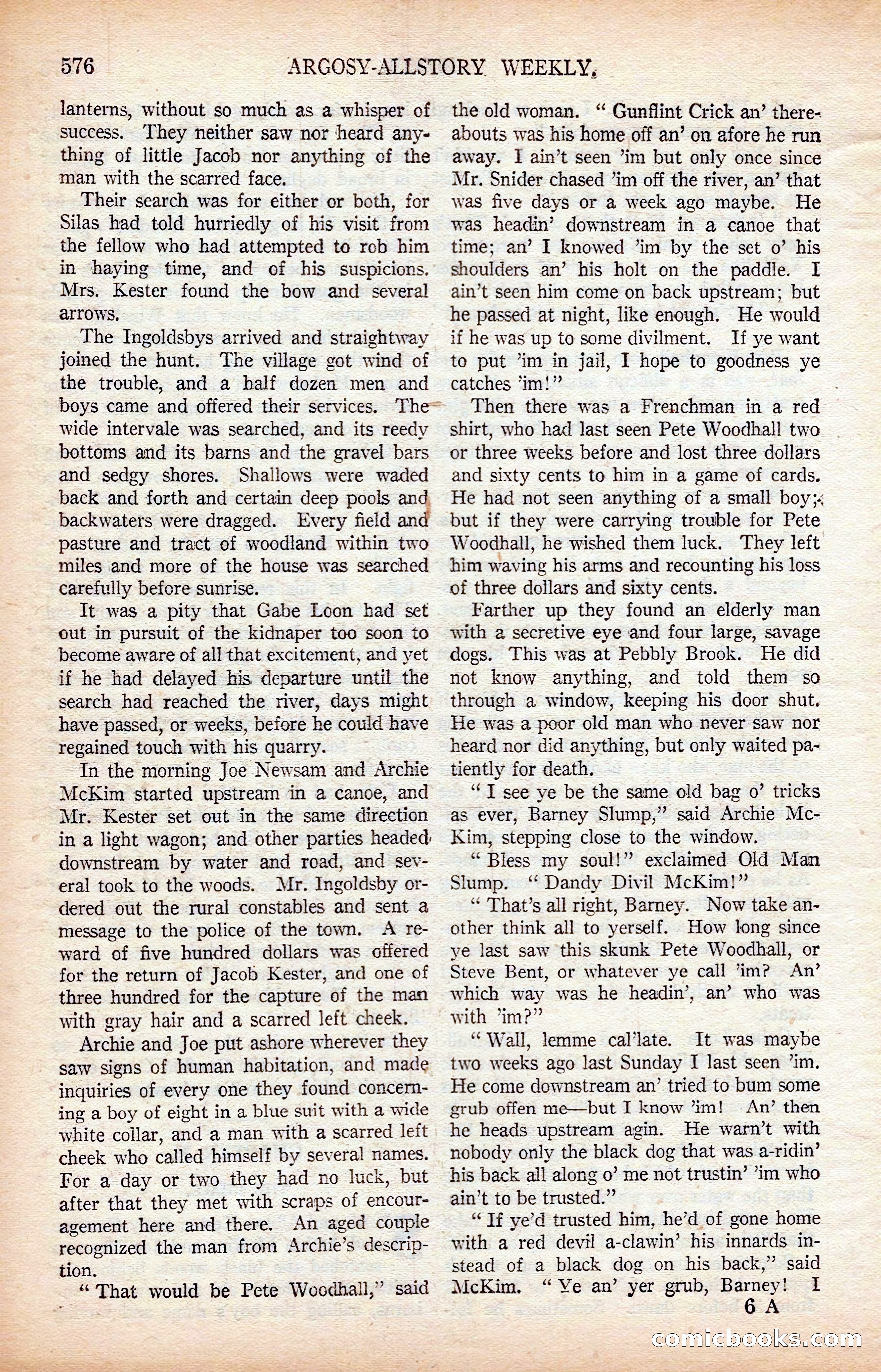 Argosy All-Story Weekly, April 19, 1924 — page 106 of 172