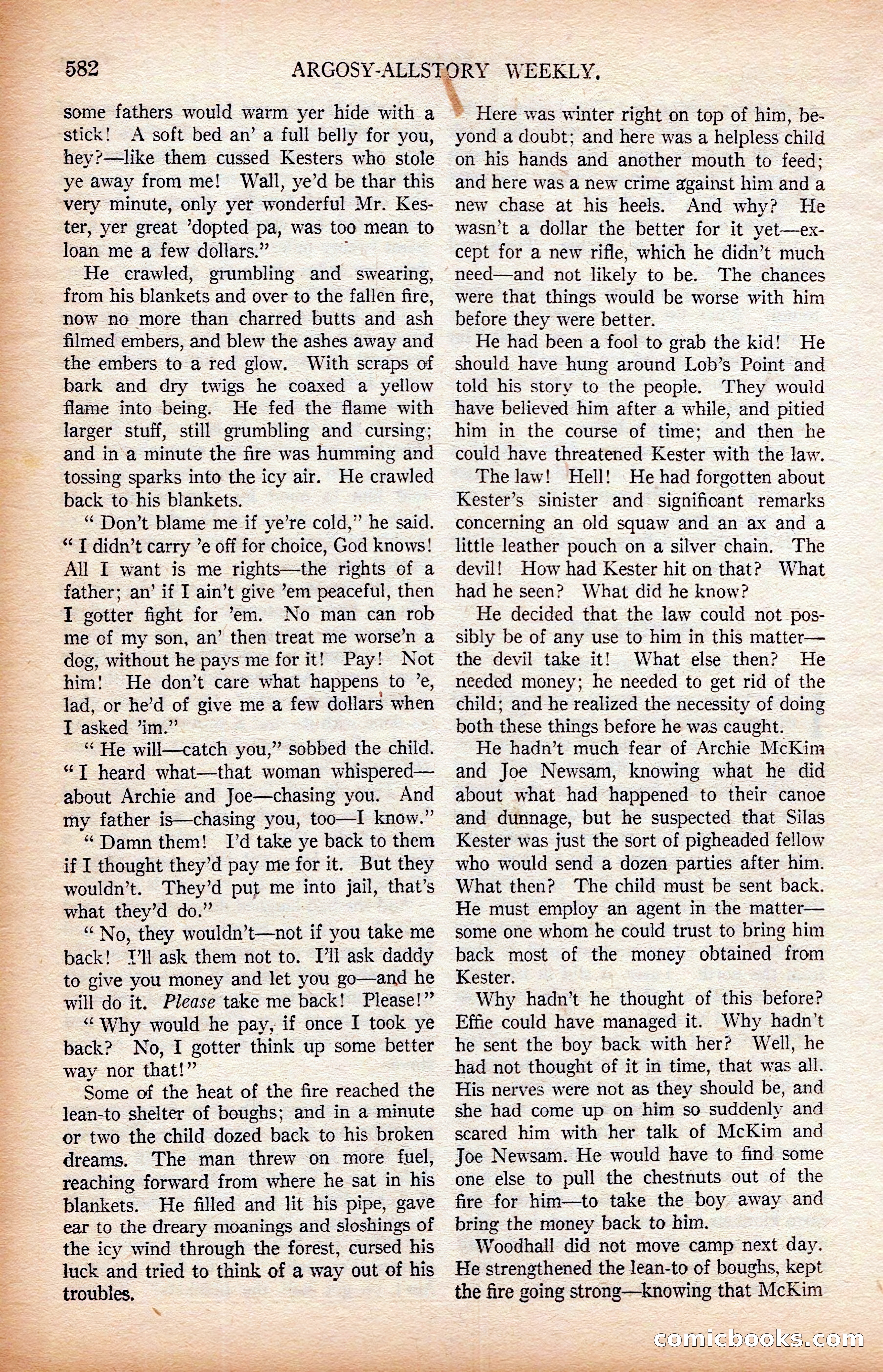 Argosy All-Story Weekly, April 19, 1924 — page 112 of 172