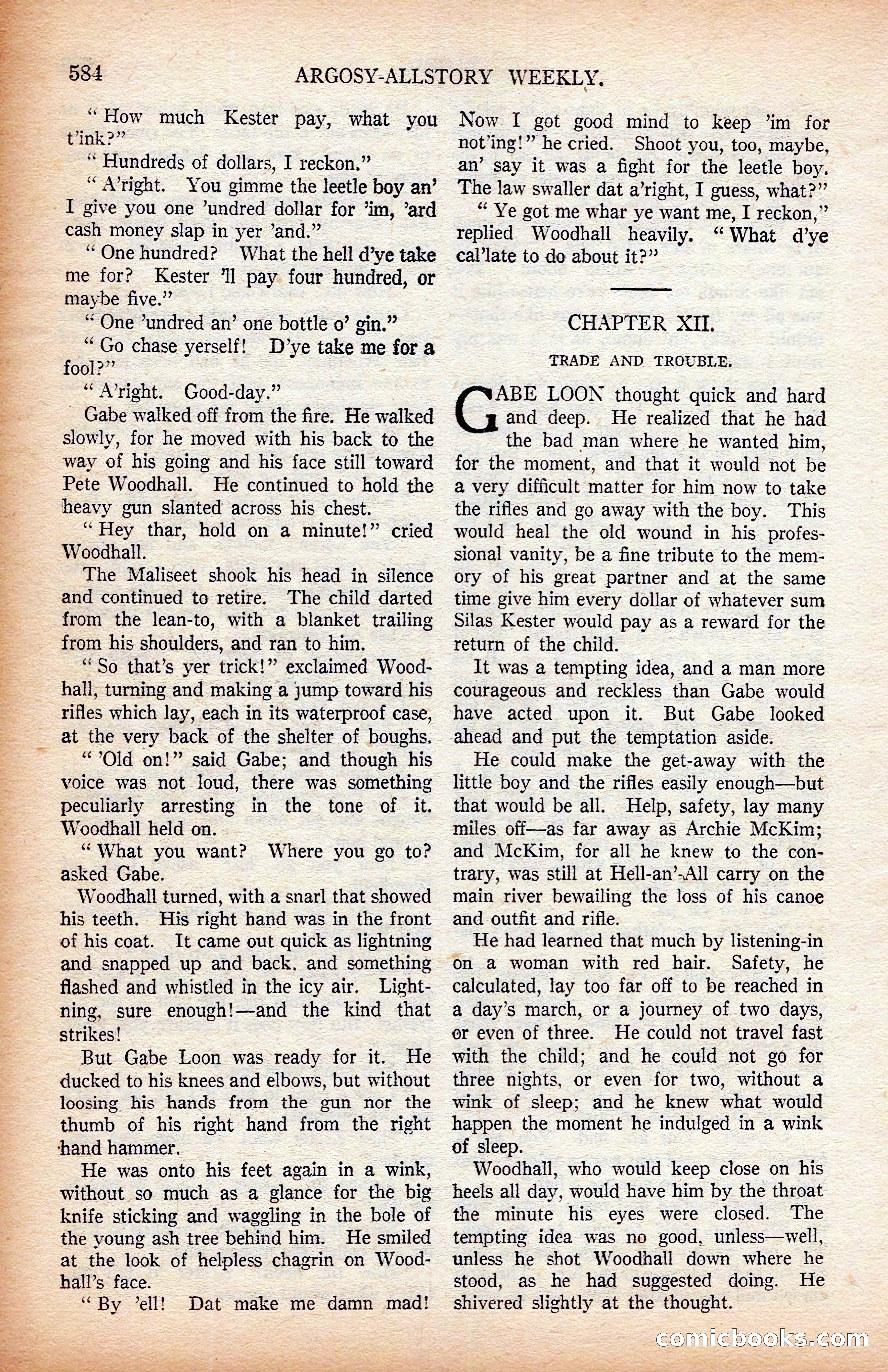 Argosy All-Story Weekly, April 19, 1924 — page 114 of 172