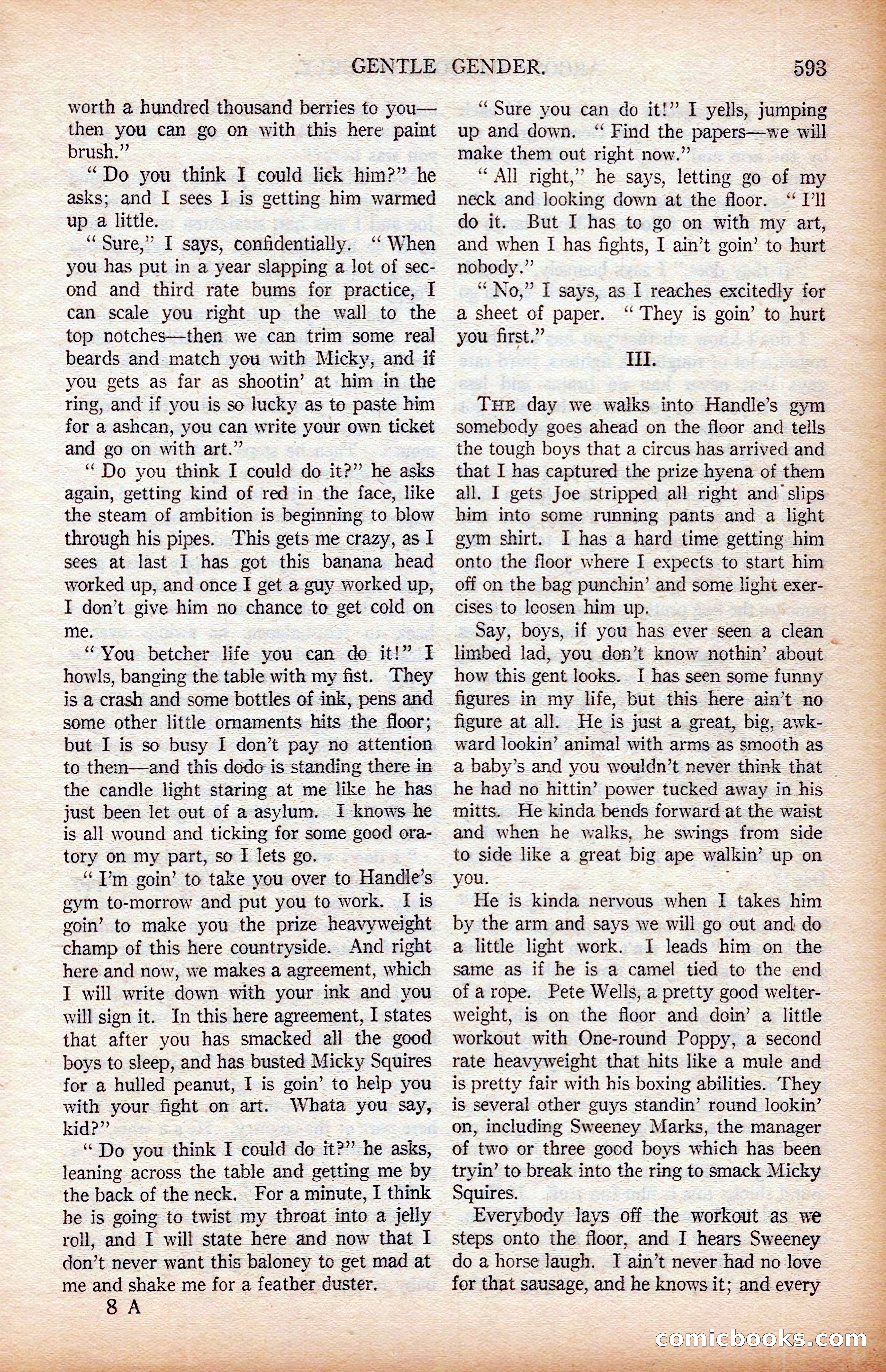 Argosy All-Story Weekly, April 19, 1924 — page 123 of 172