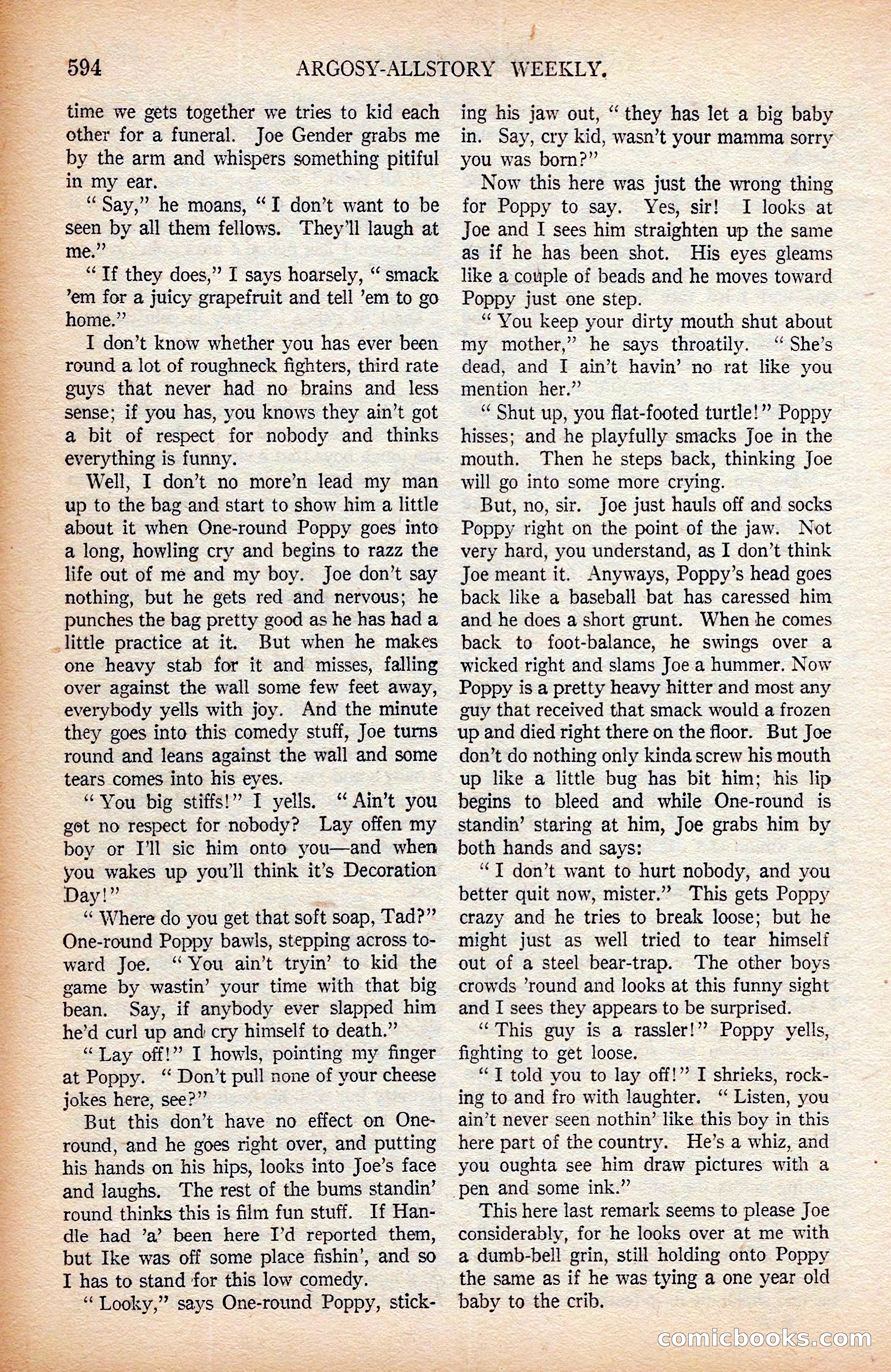 Argosy All-Story Weekly, April 19, 1924 — page 124 of 172