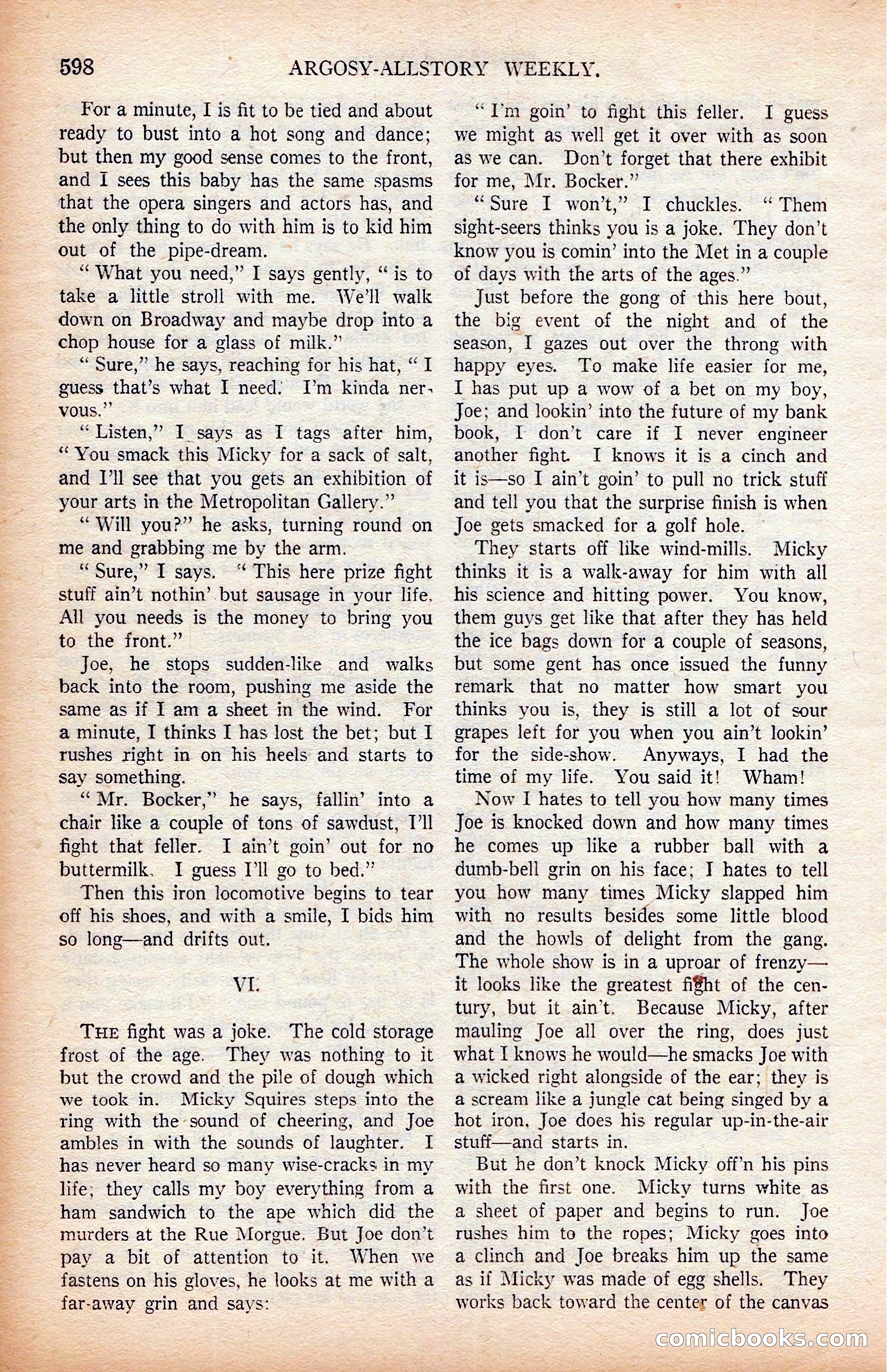 Argosy All-Story Weekly, April 19, 1924 — page 128 of 172