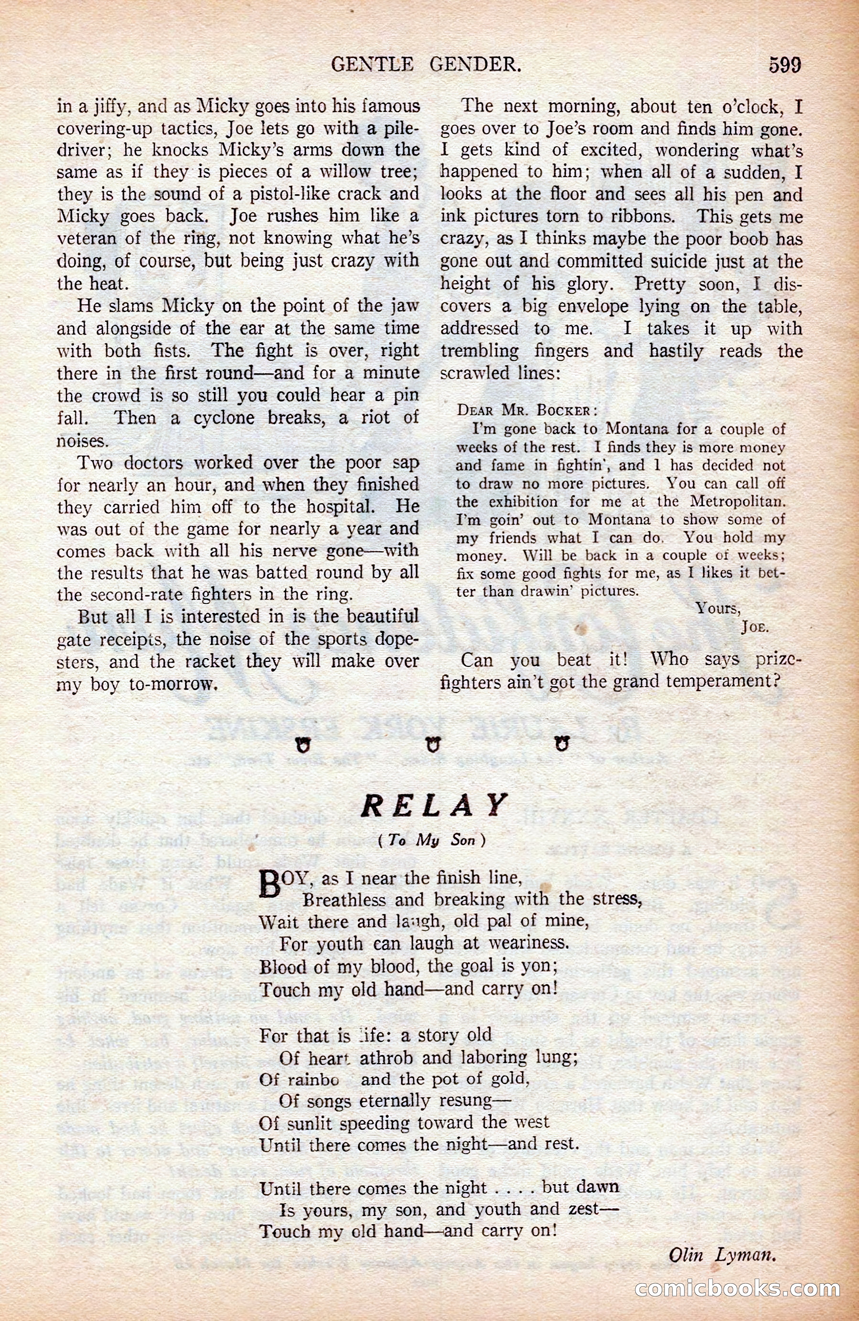 Argosy All-Story Weekly, April 19, 1924 — page 129 of 172