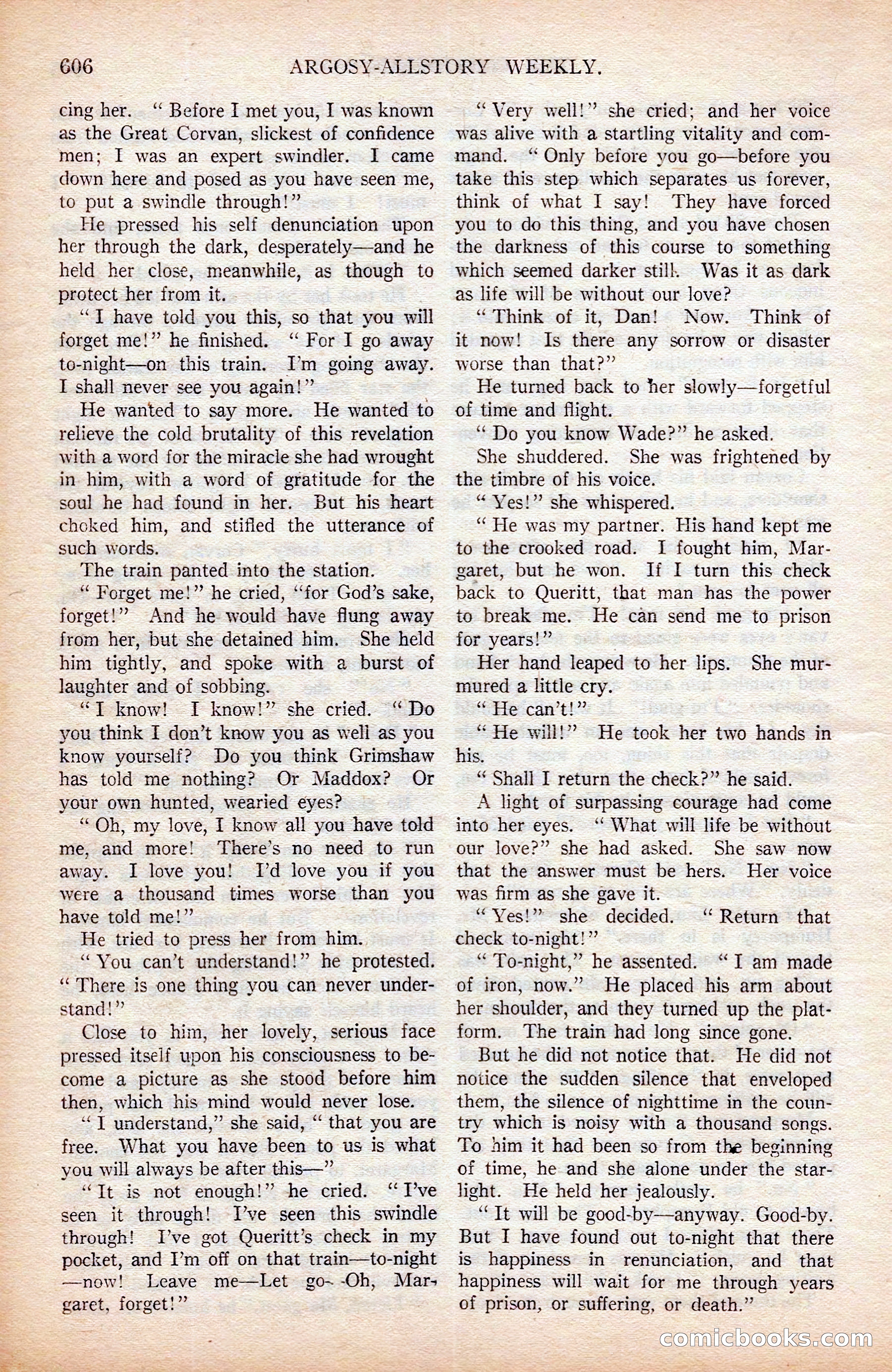 Argosy All-Story Weekly, April 19, 1924 — page 136 of 172