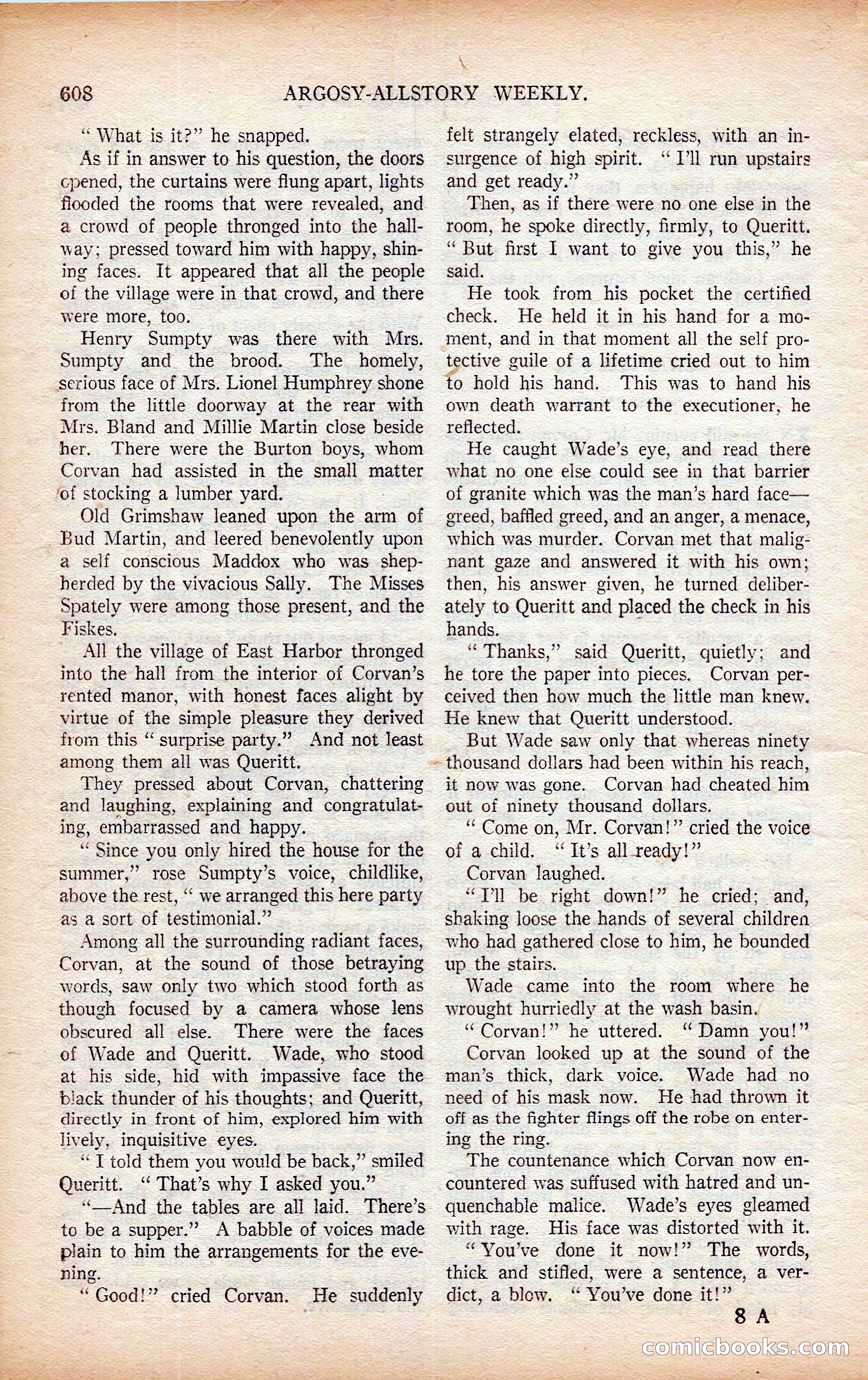 Argosy All-Story Weekly, April 19, 1924 — page 138 of 172