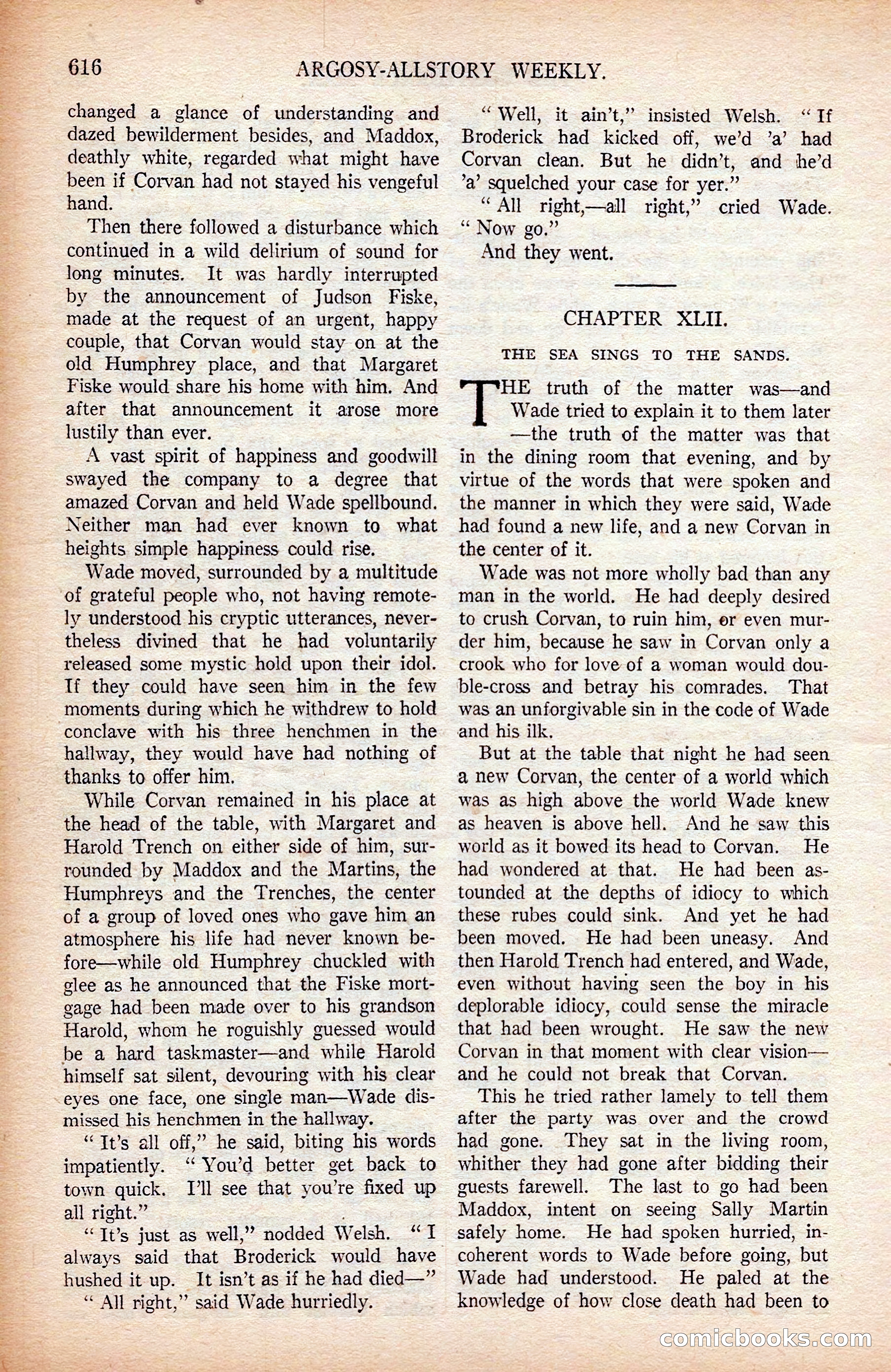 Argosy All-Story Weekly, April 19, 1924 — page 146 of 172