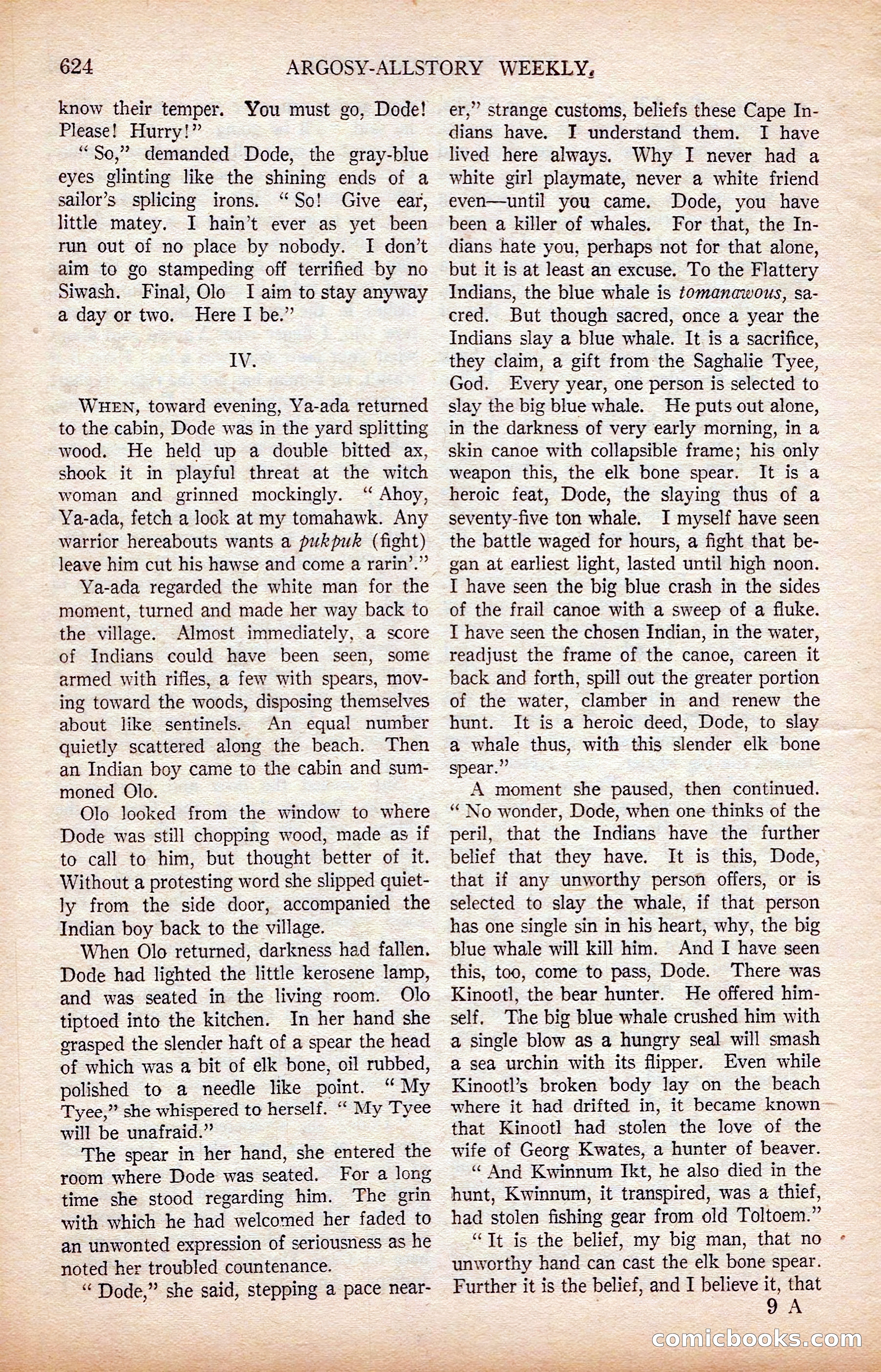 Argosy All-Story Weekly, April 19, 1924 — page 154 of 172