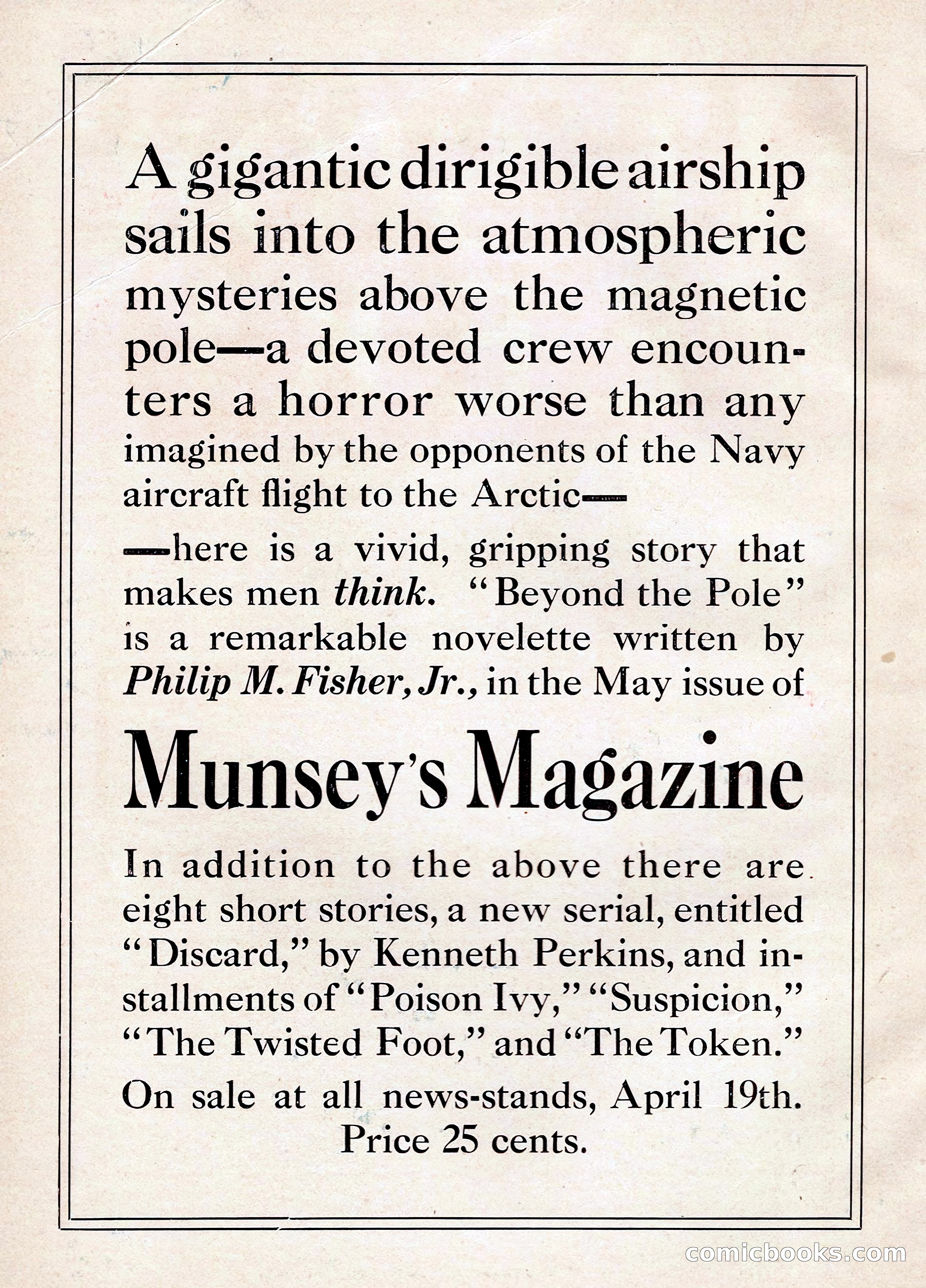 Argosy All-Story Weekly — page 2 of 176