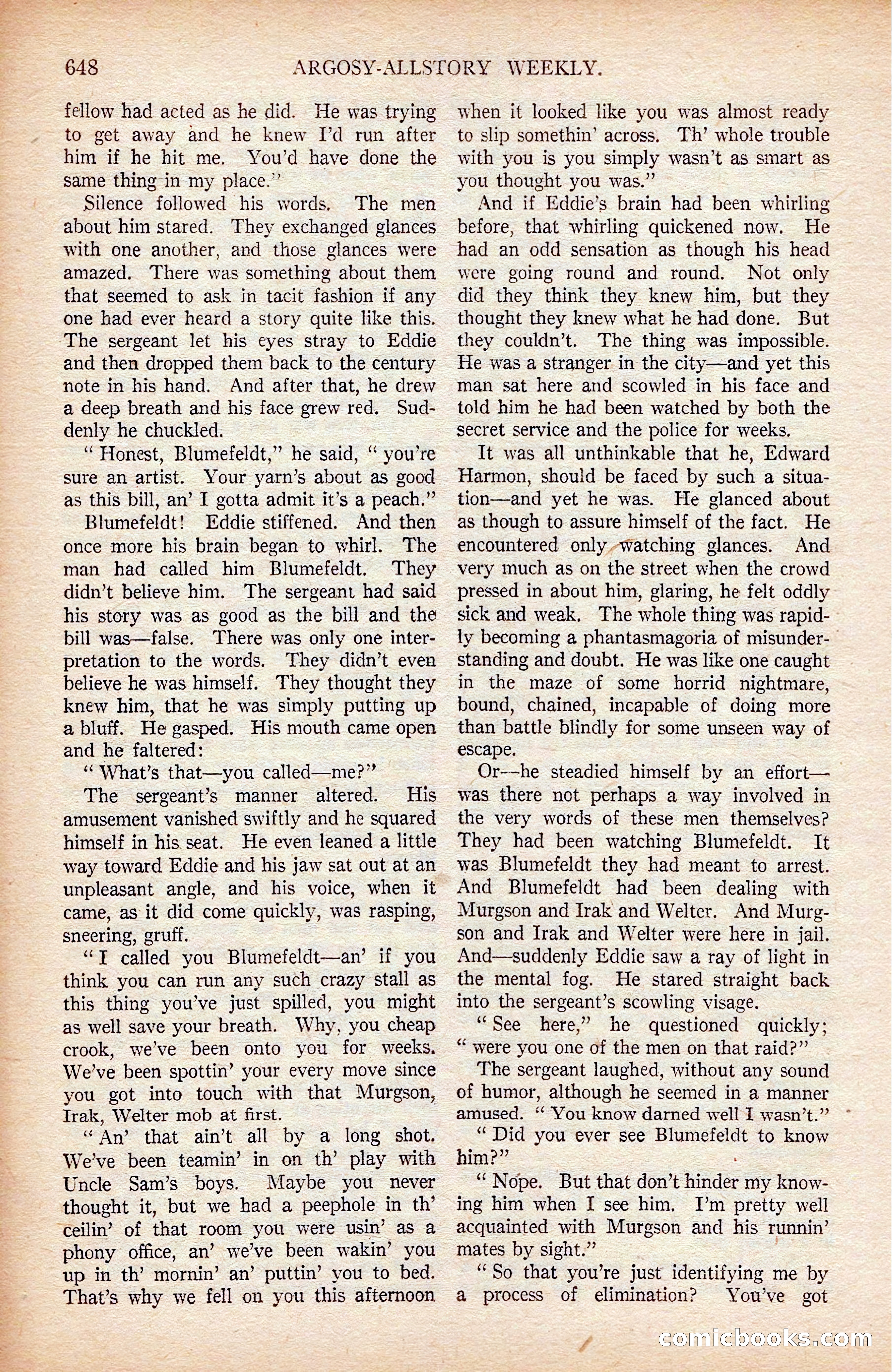 Argosy All-Story Weekly — page 18 of 176