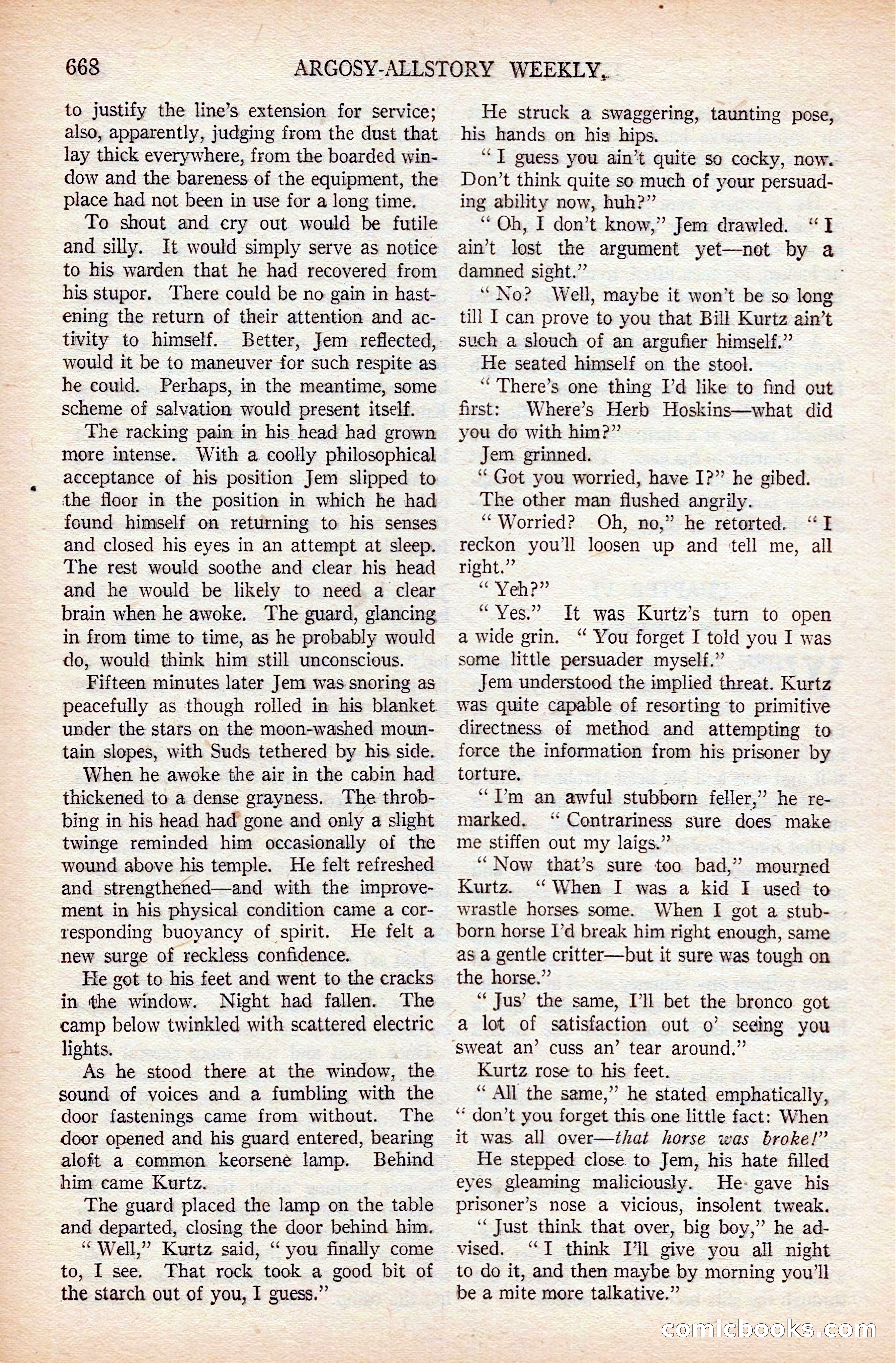 Argosy All-Story Weekly — page 38 of 176