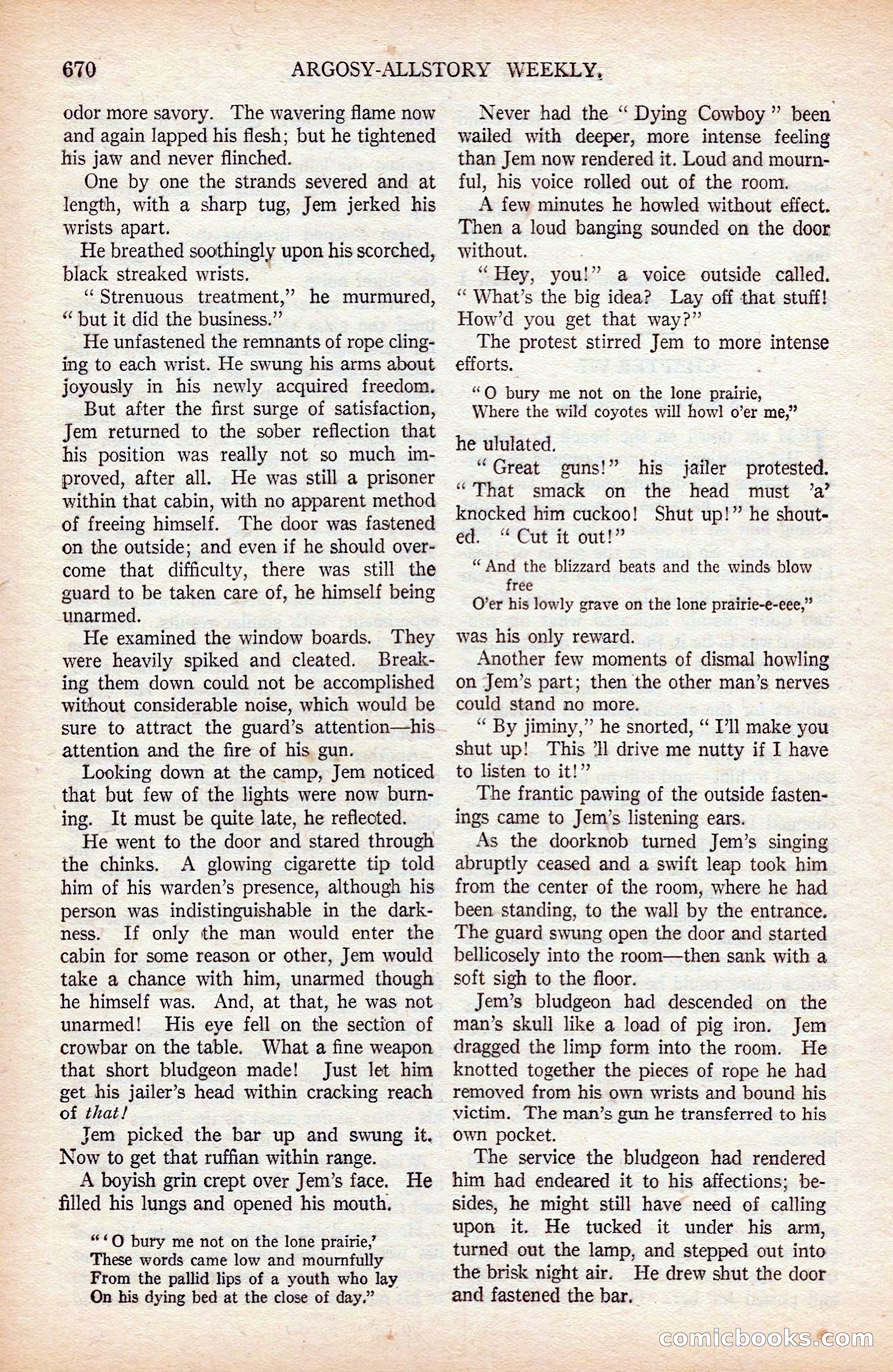 Argosy All-Story Weekly — page 40 of 176