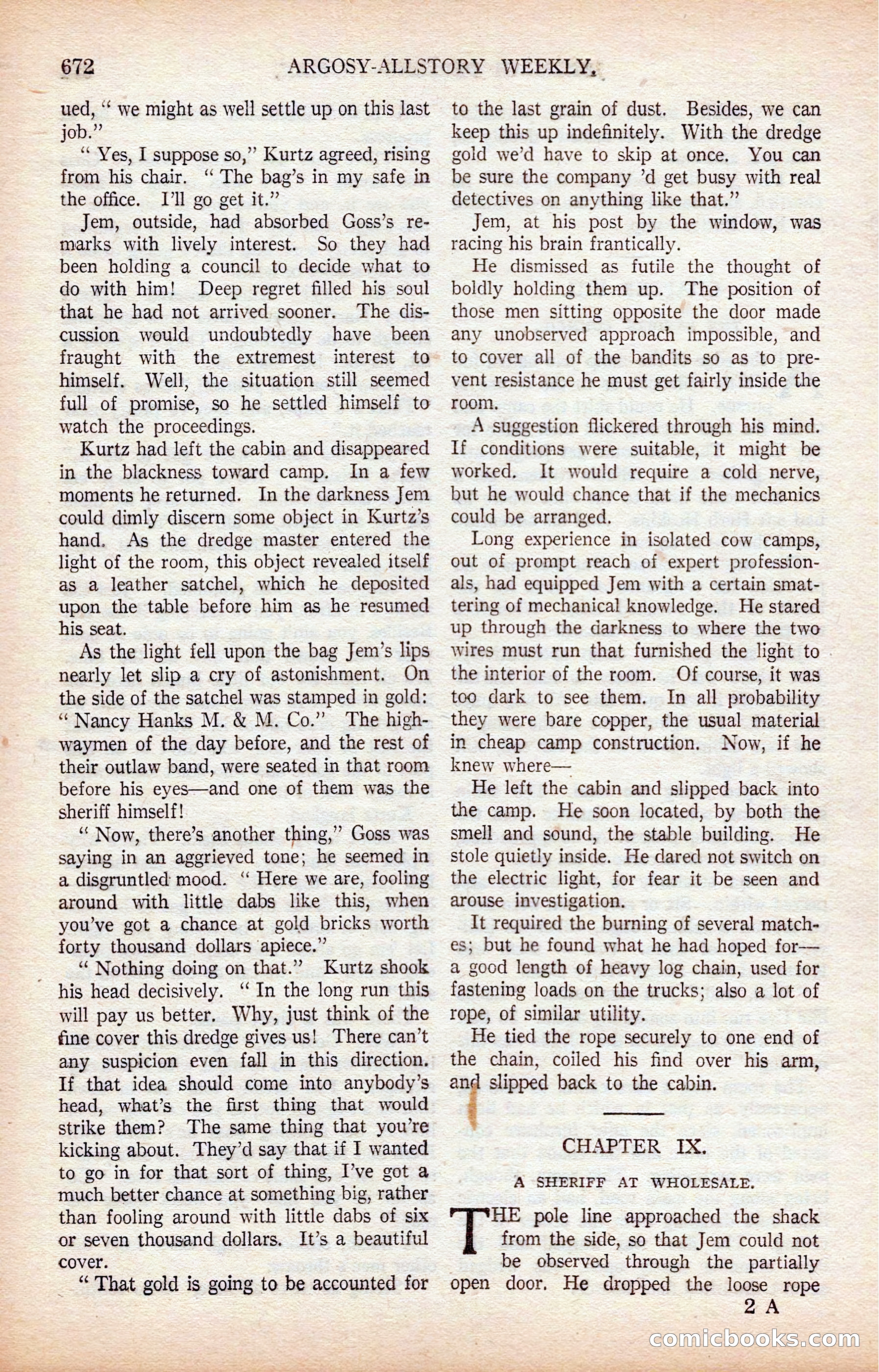 Argosy All-Story Weekly — page 42 of 176