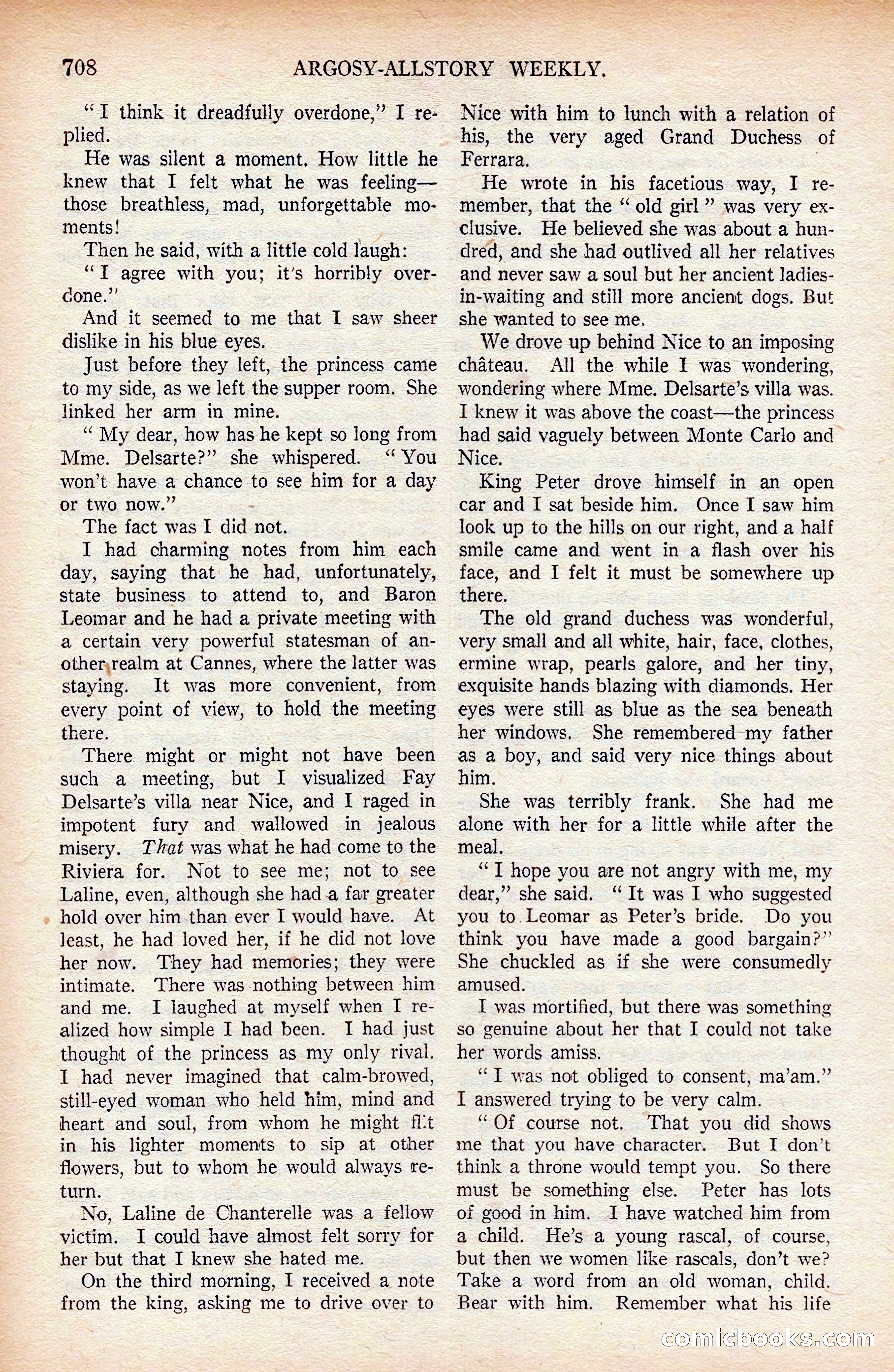 Argosy All-Story Weekly — page 78 of 176