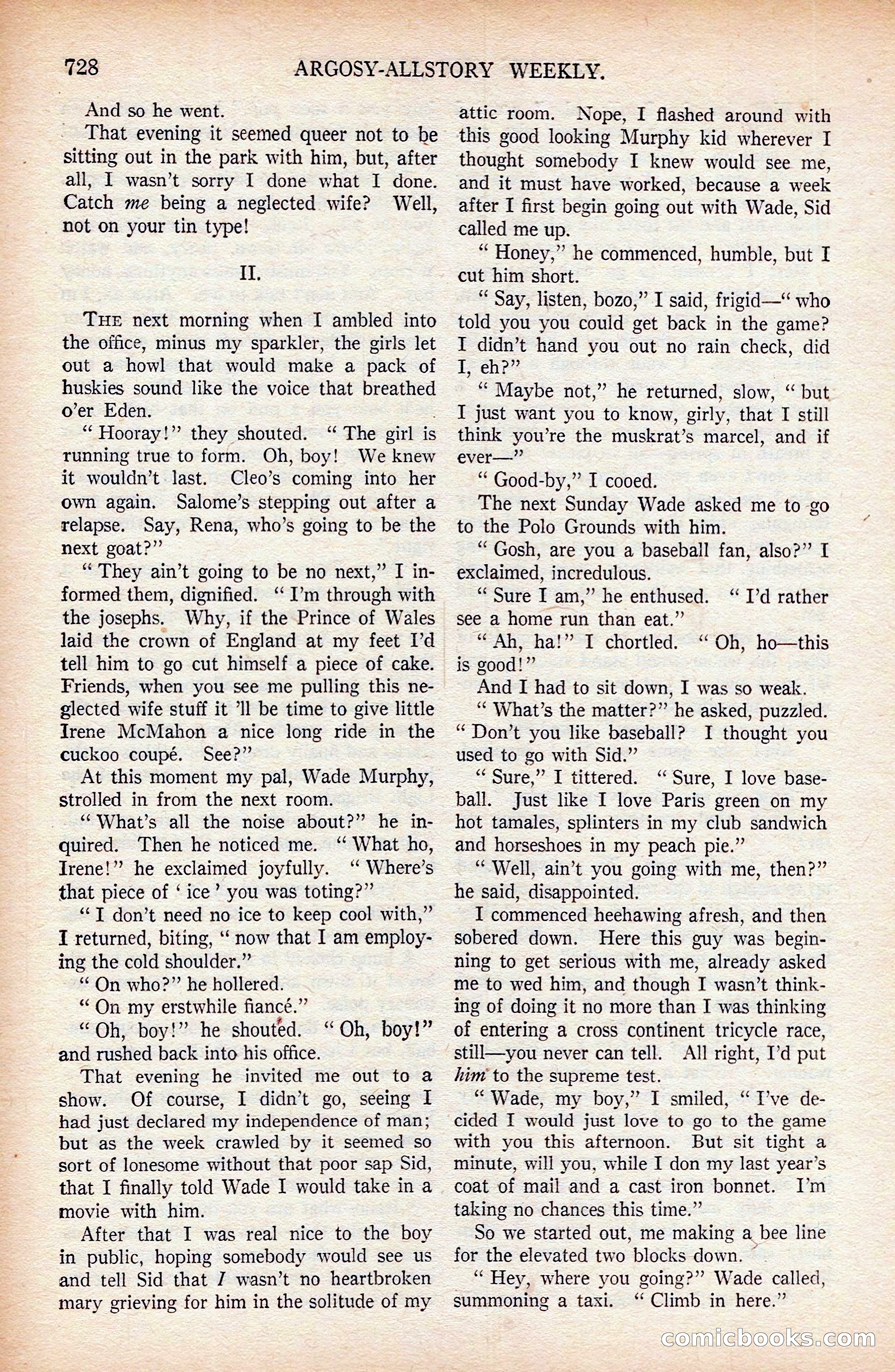 Argosy All-Story Weekly — page 98 of 176