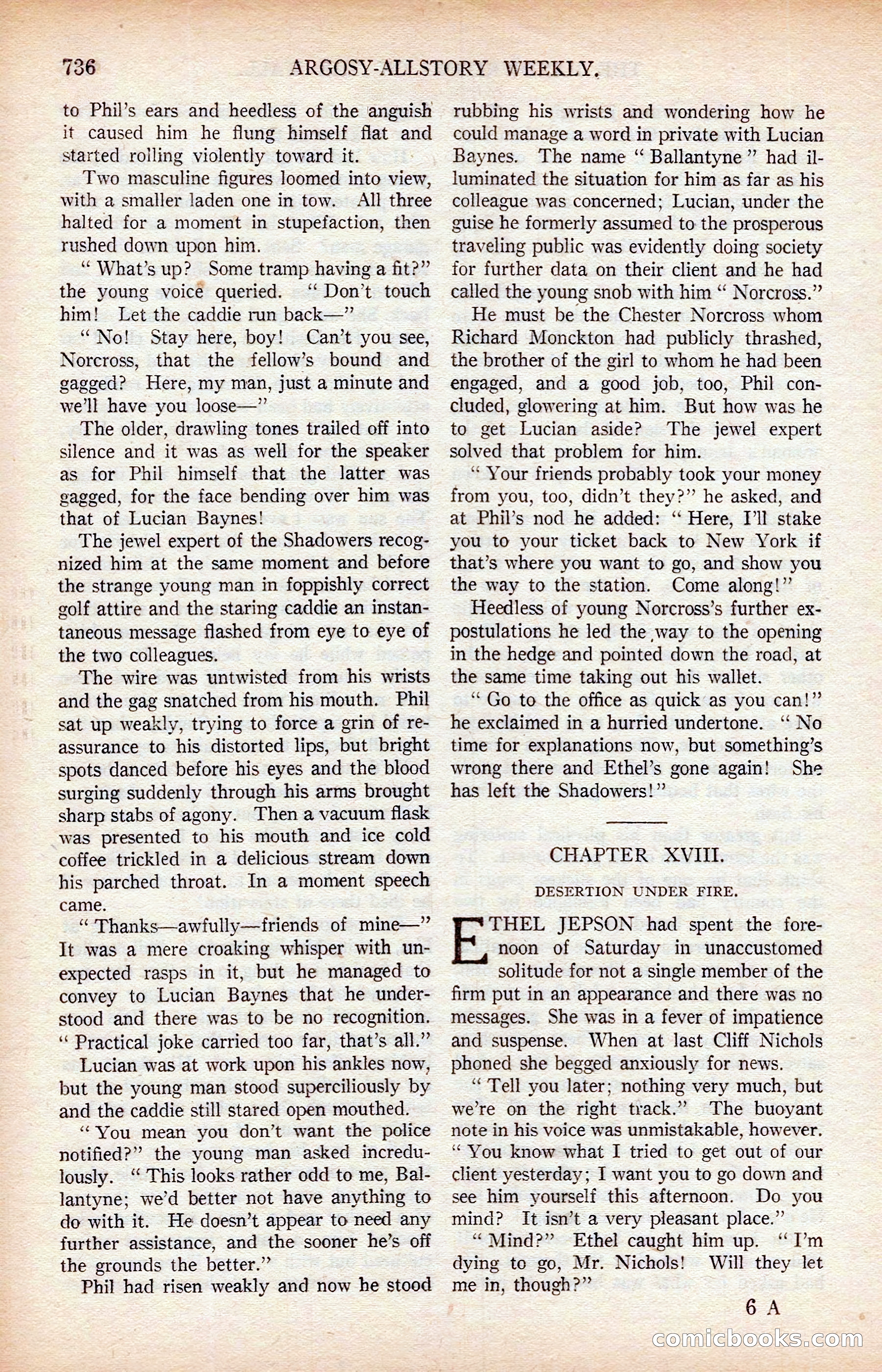 Argosy All-Story Weekly — page 106 of 176