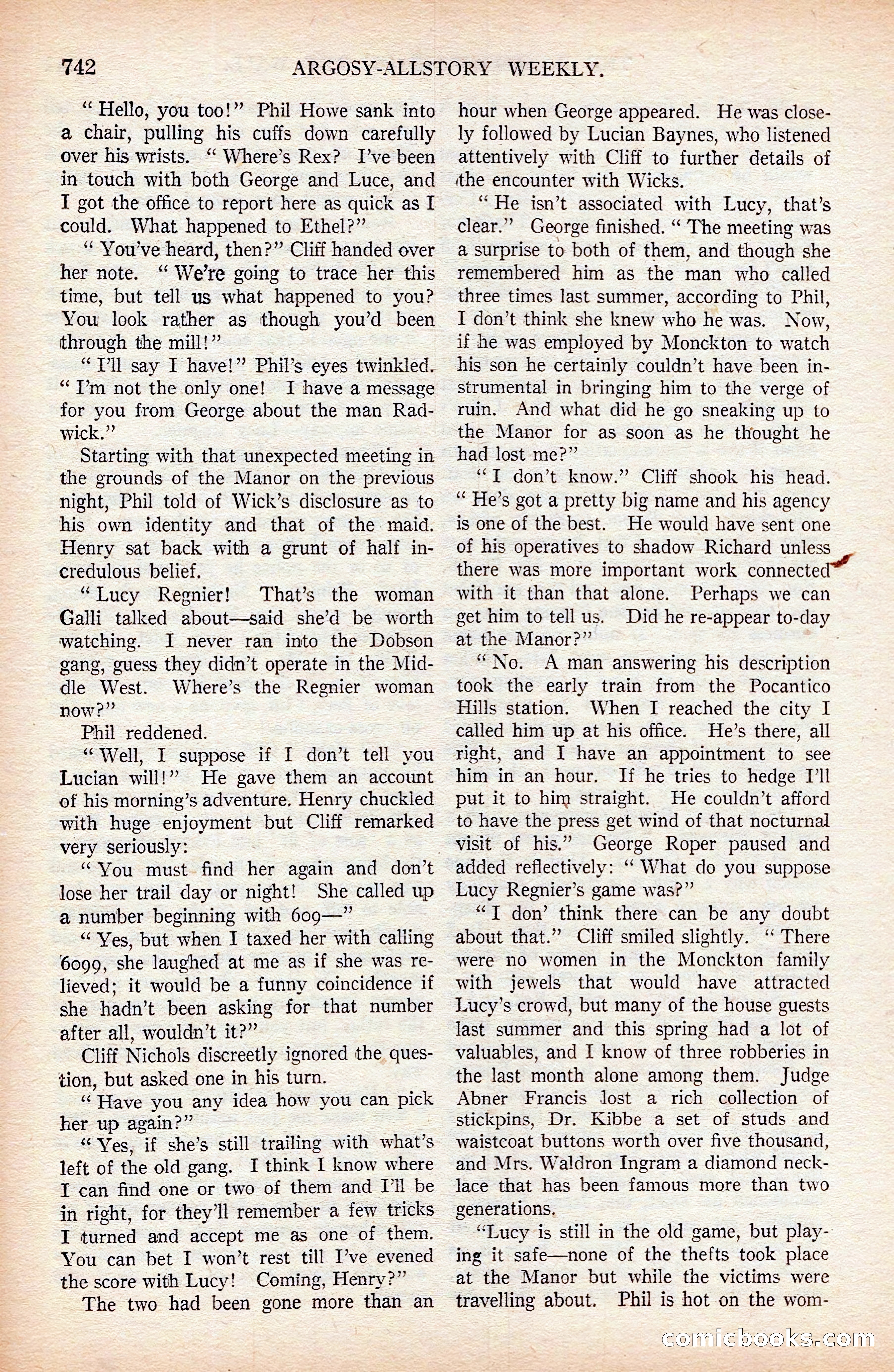 Argosy All-Story Weekly — page 112 of 176