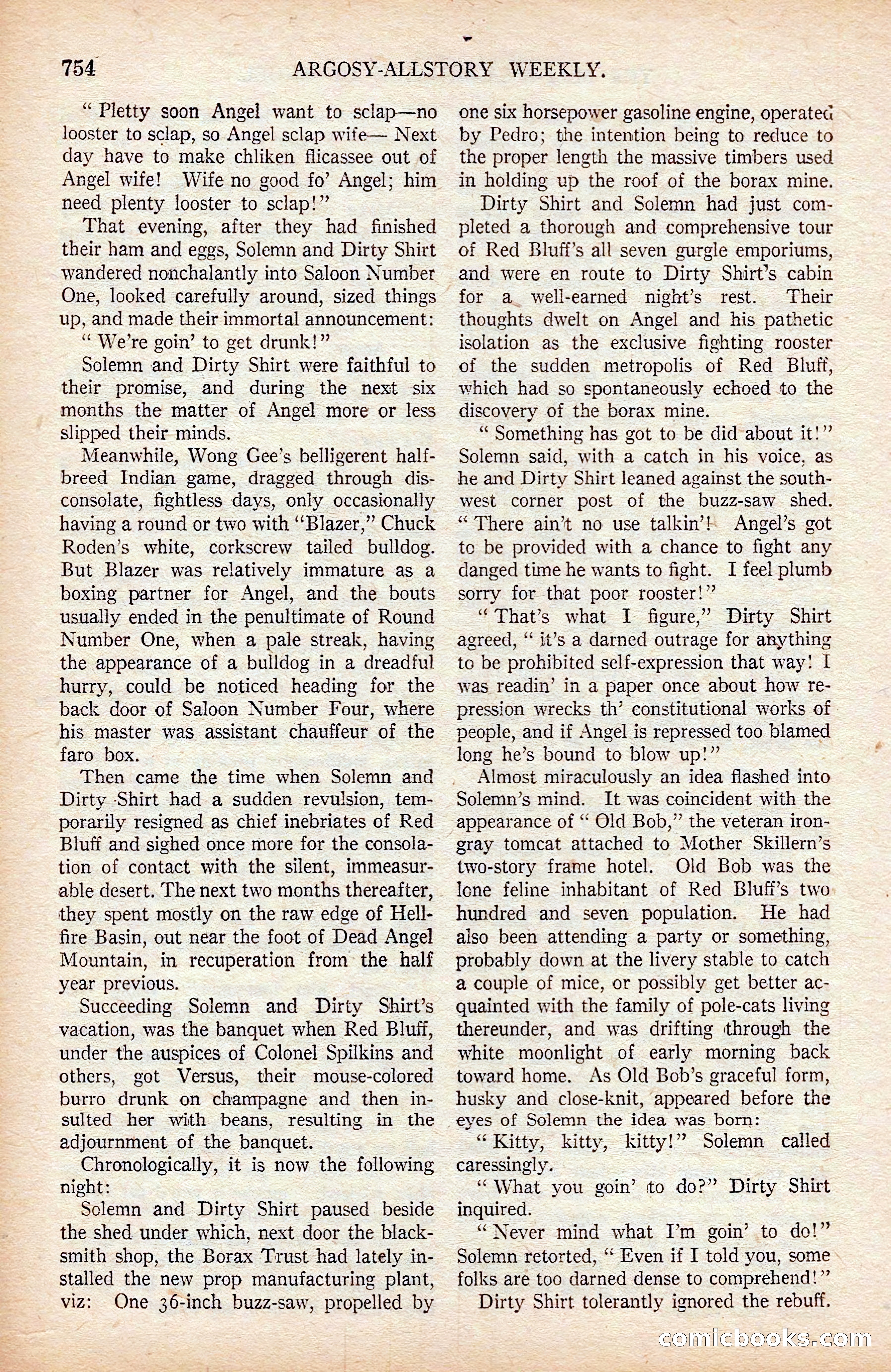 Argosy All-Story Weekly — page 124 of 176