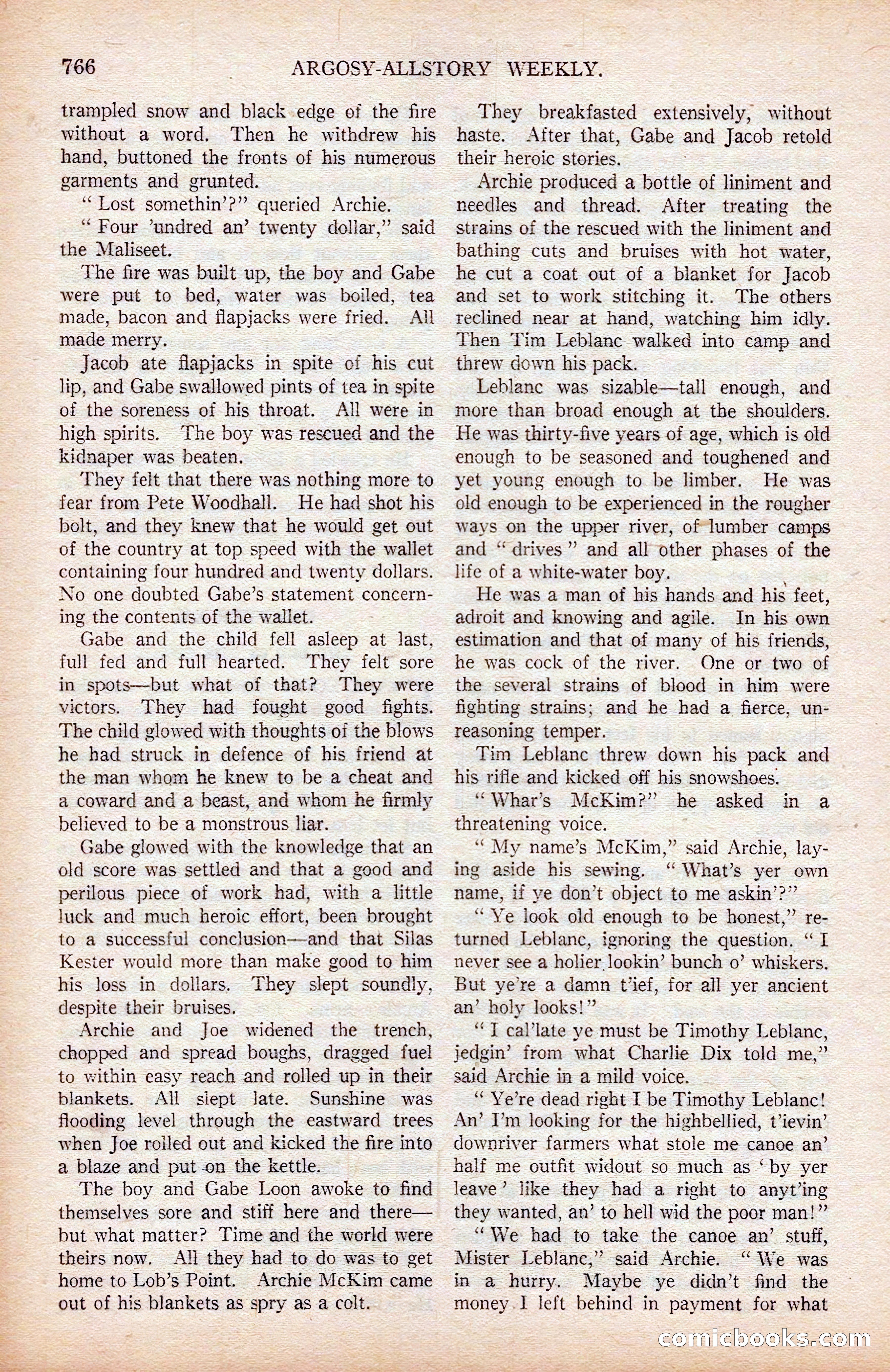 Argosy All-Story Weekly — page 136 of 176