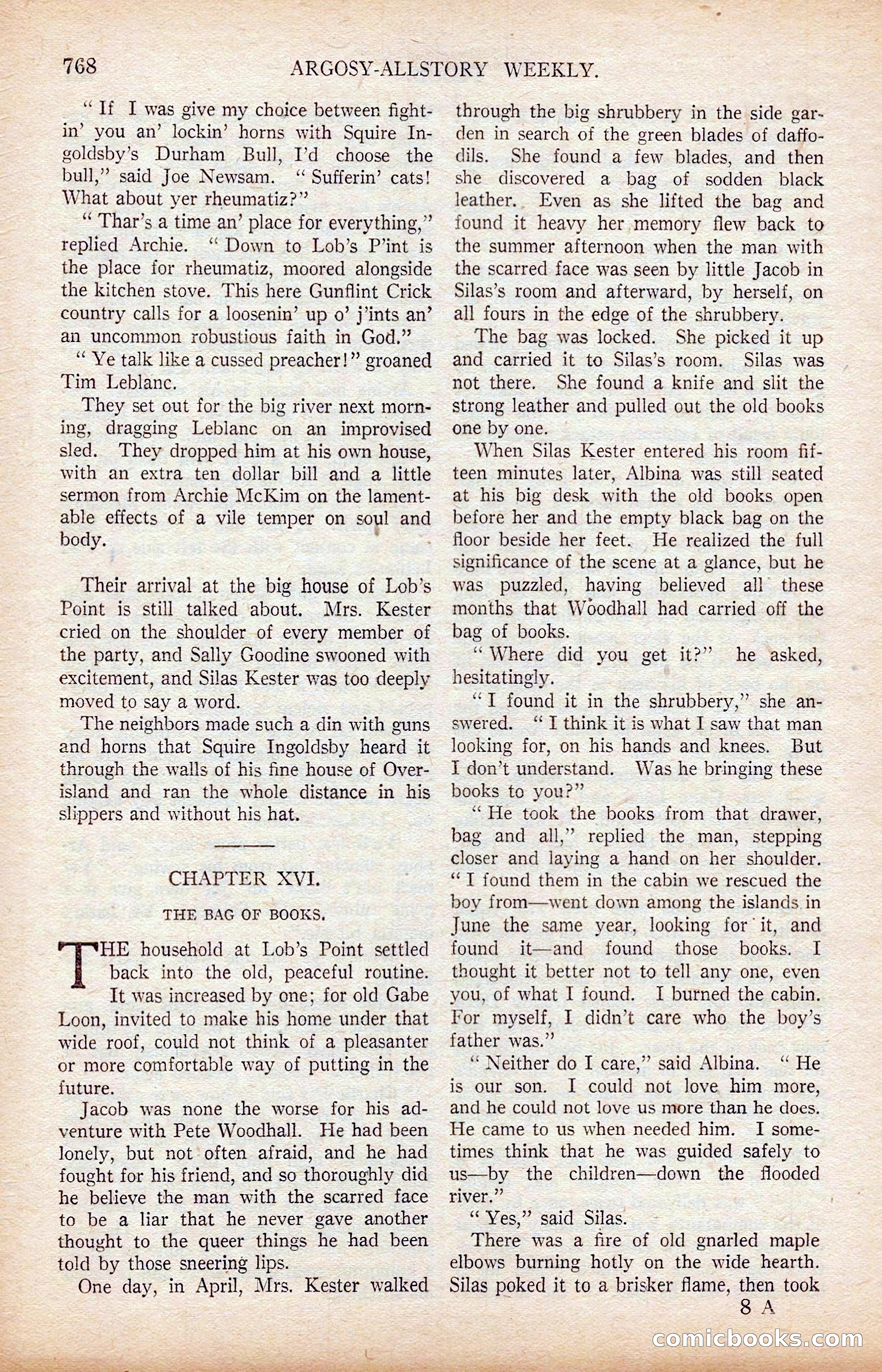 Argosy All-Story Weekly — page 138 of 176