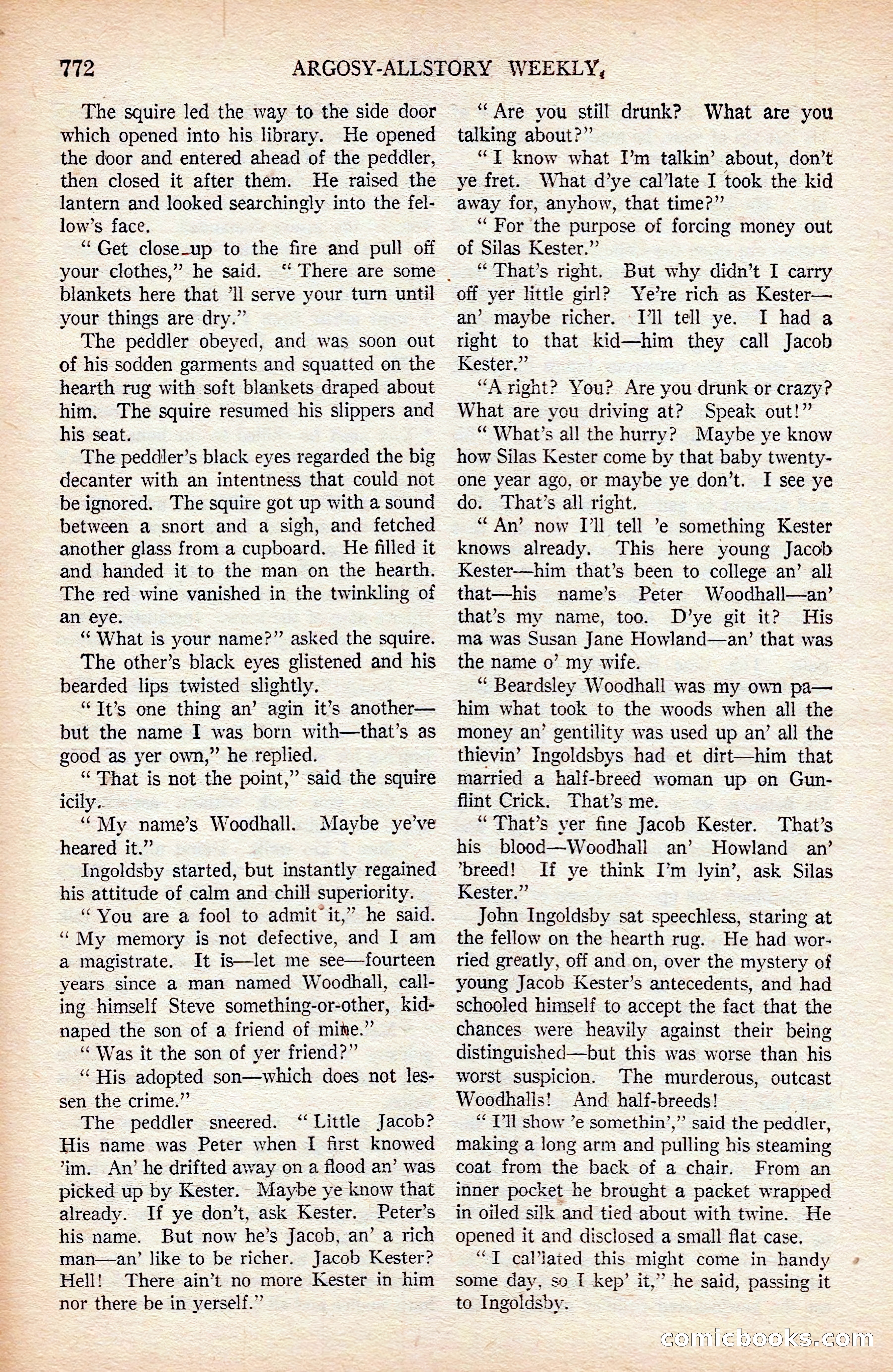 Argosy All-Story Weekly — page 142 of 176