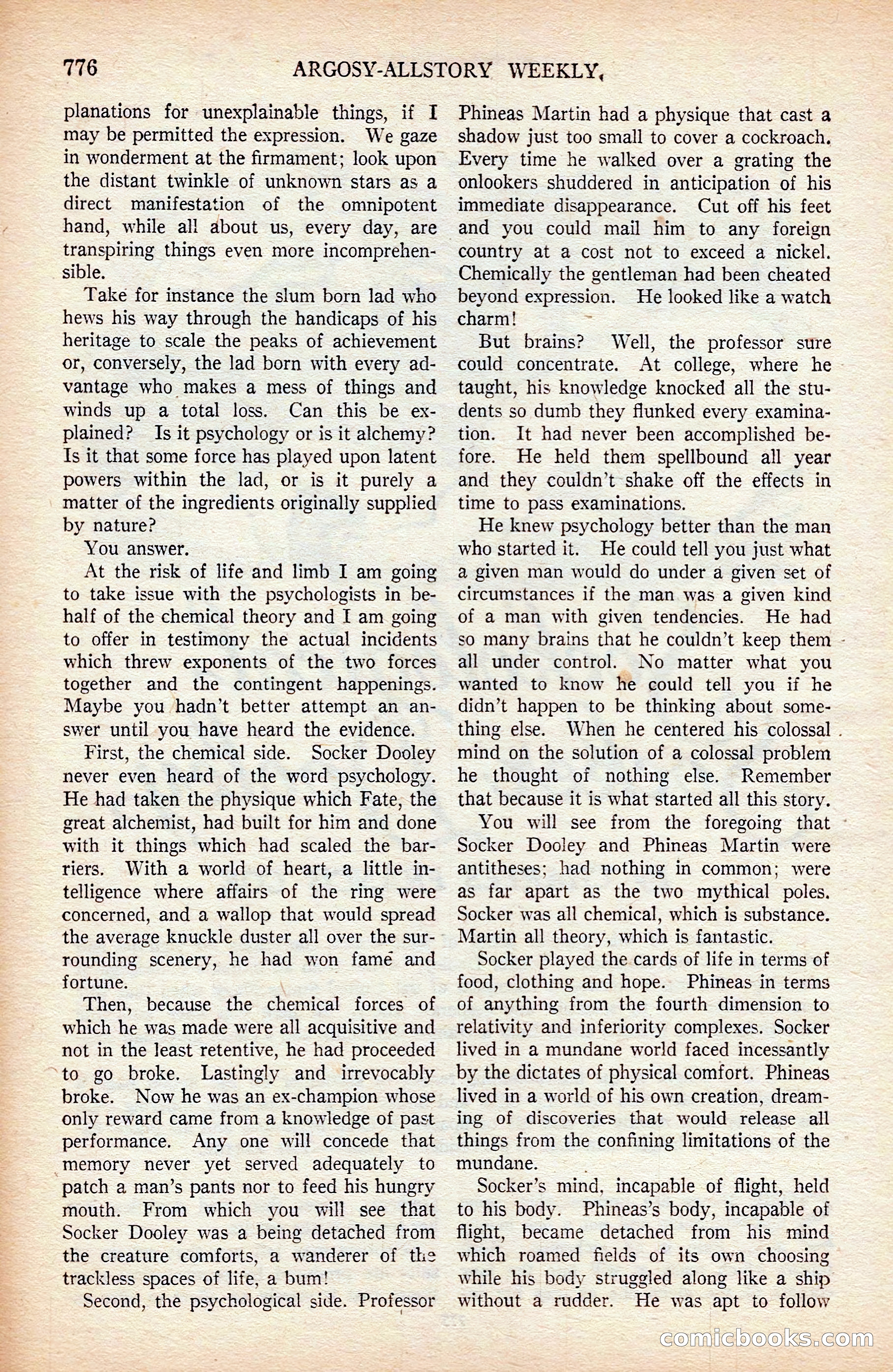Argosy All-Story Weekly — page 146 of 176