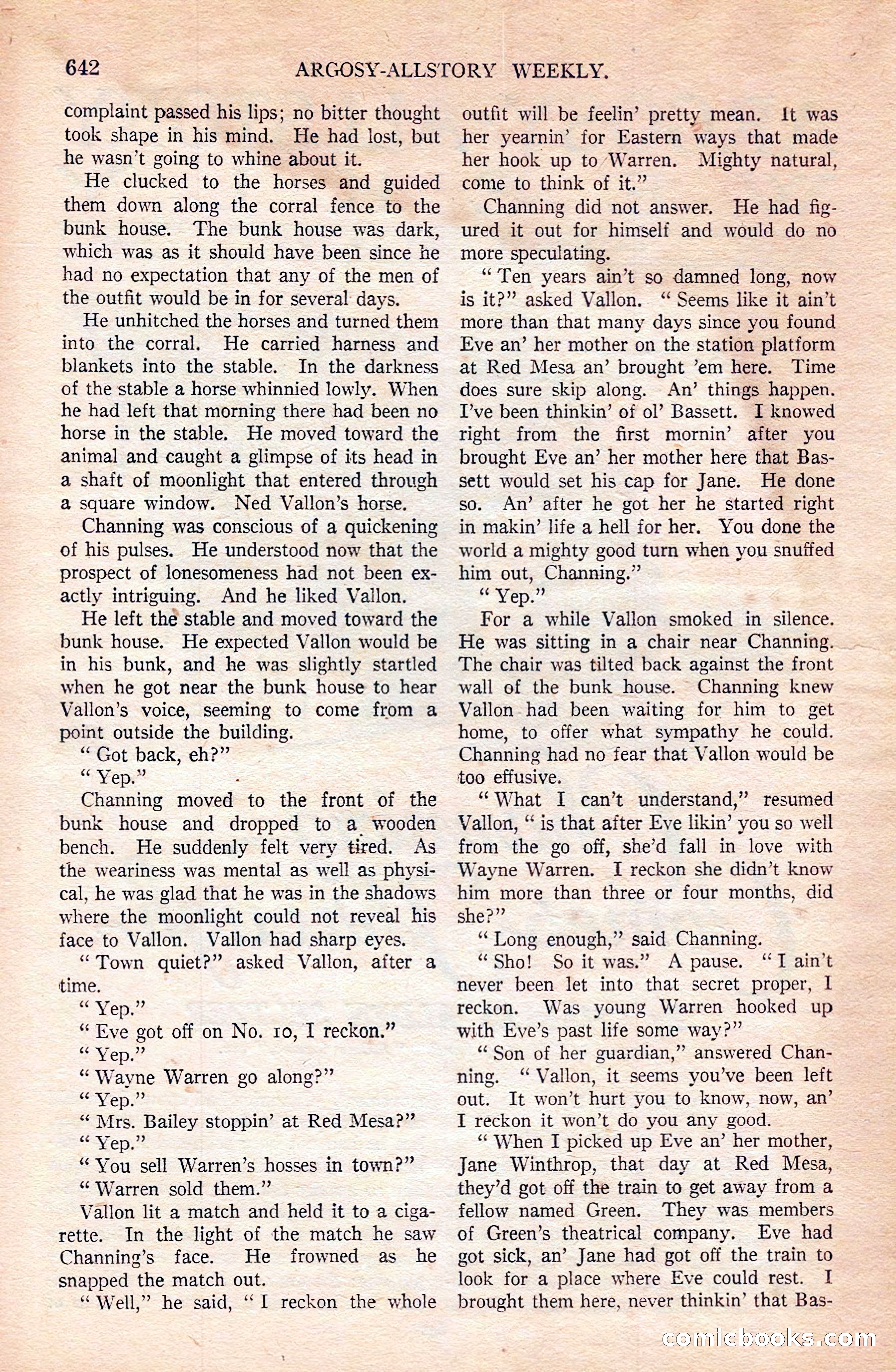 Argosy All-Story Weekly — page 8 of 168