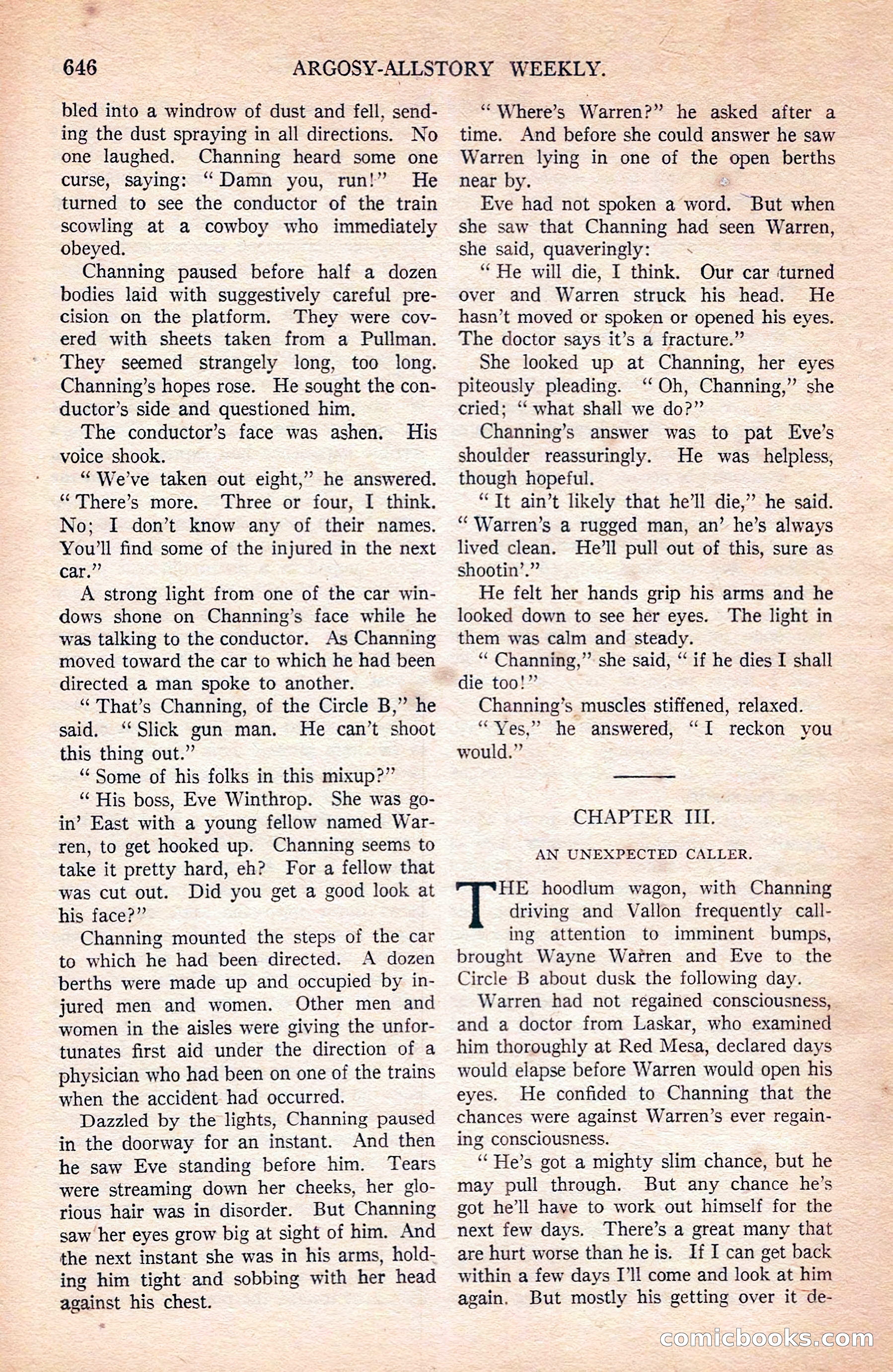 Argosy All-Story Weekly — page 12 of 168