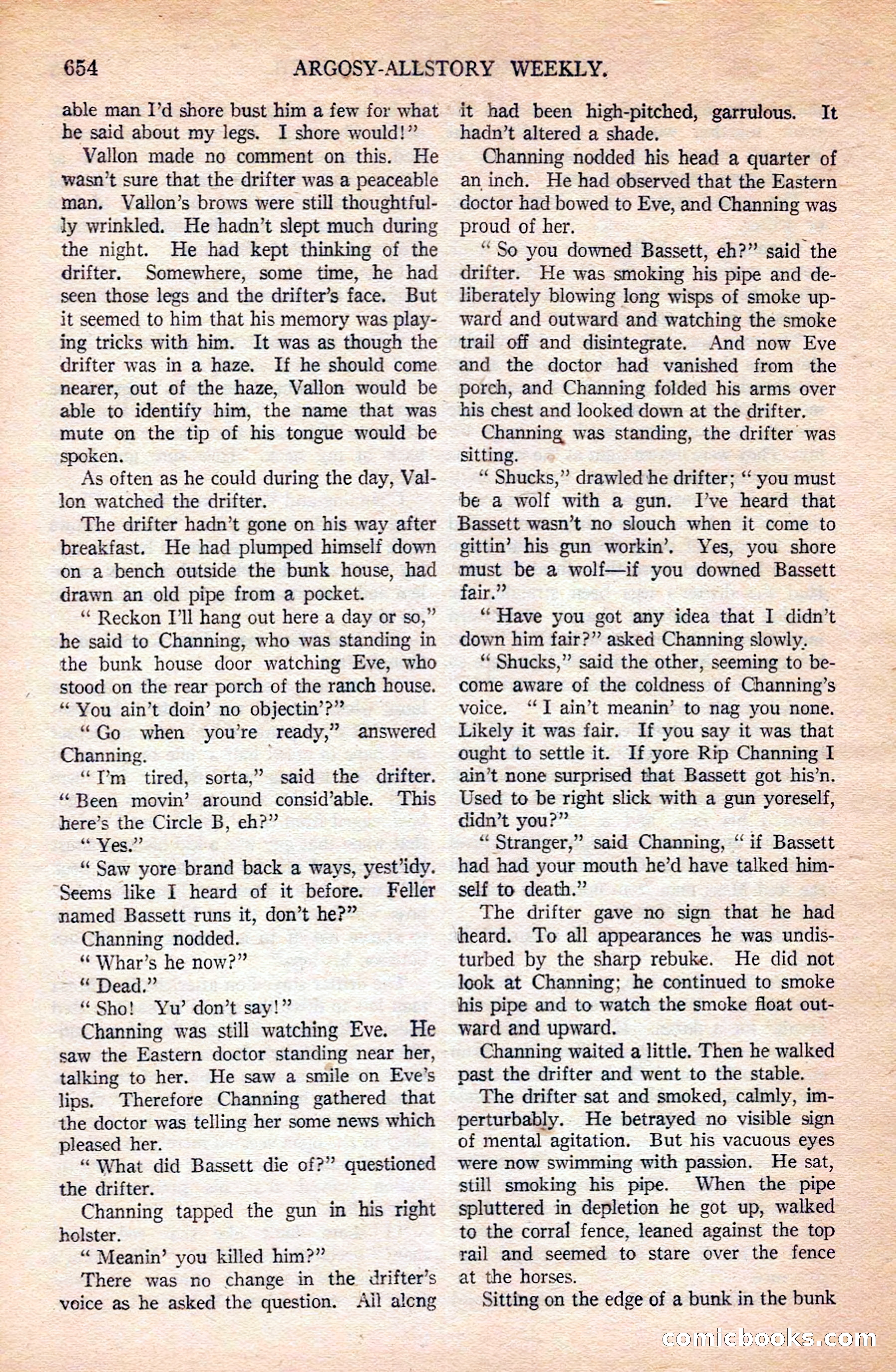 Argosy All-Story Weekly — page 20 of 168