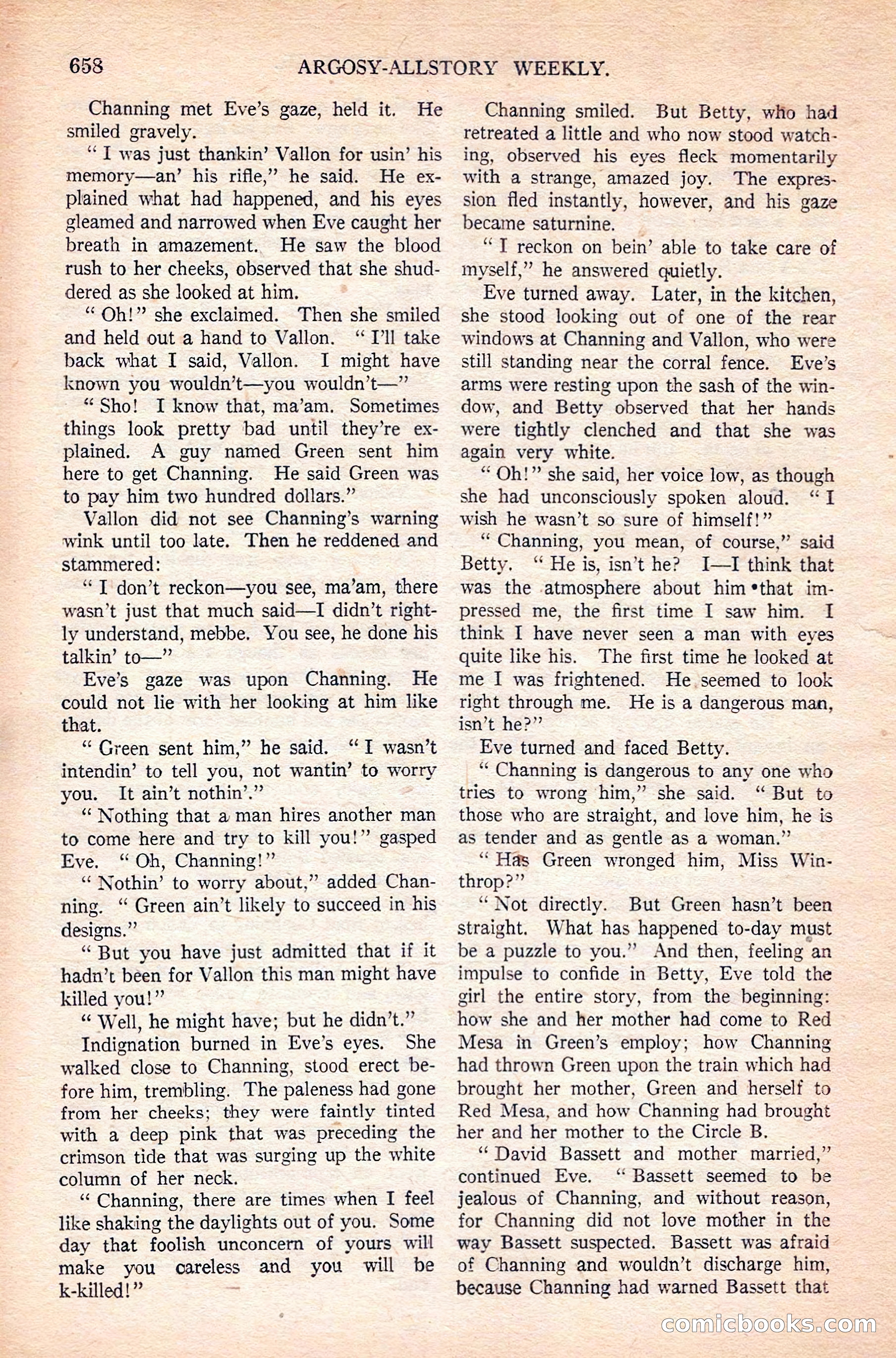 Argosy All-Story Weekly — page 24 of 168