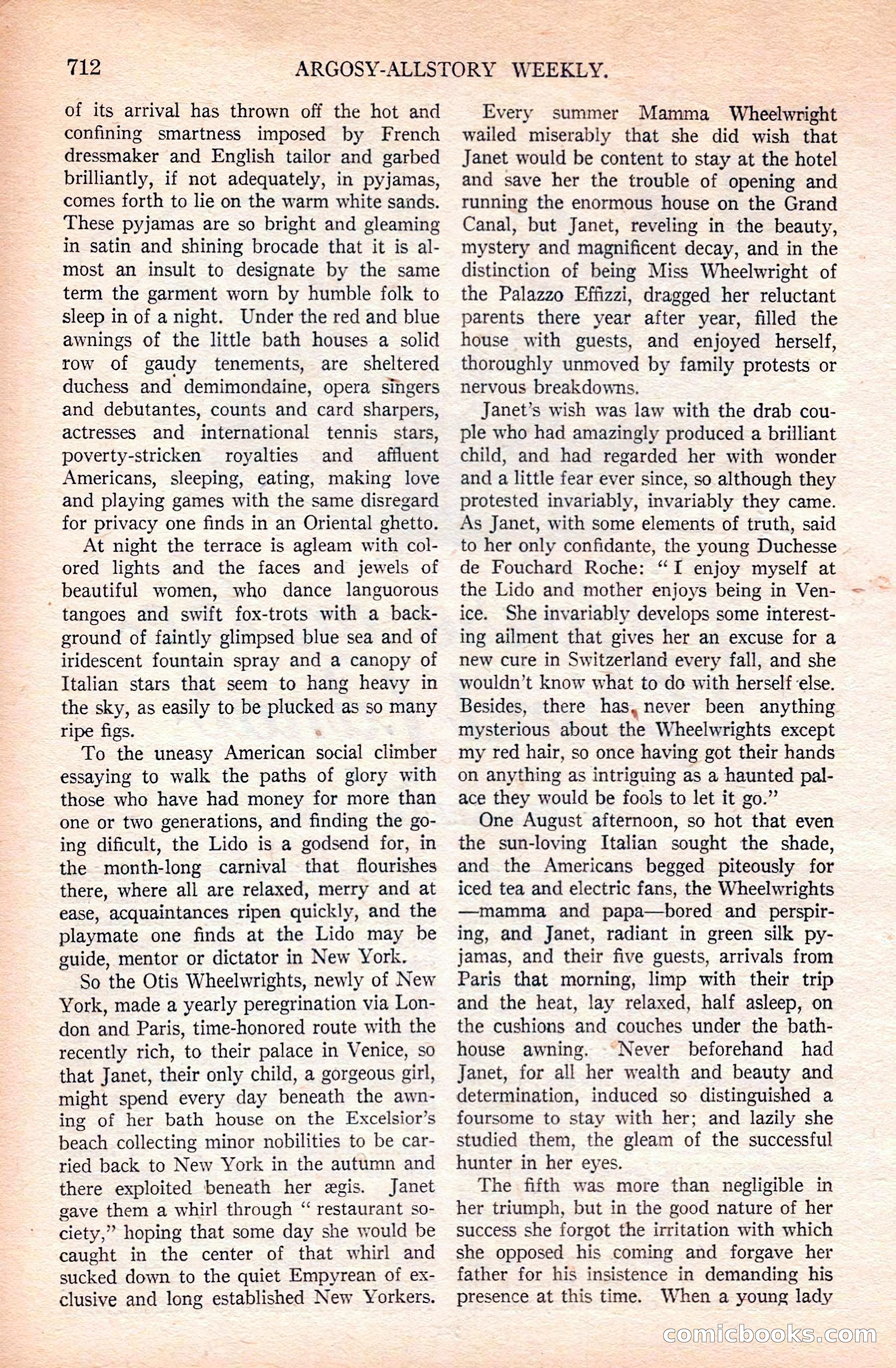 Argosy All-Story Weekly — page 78 of 168