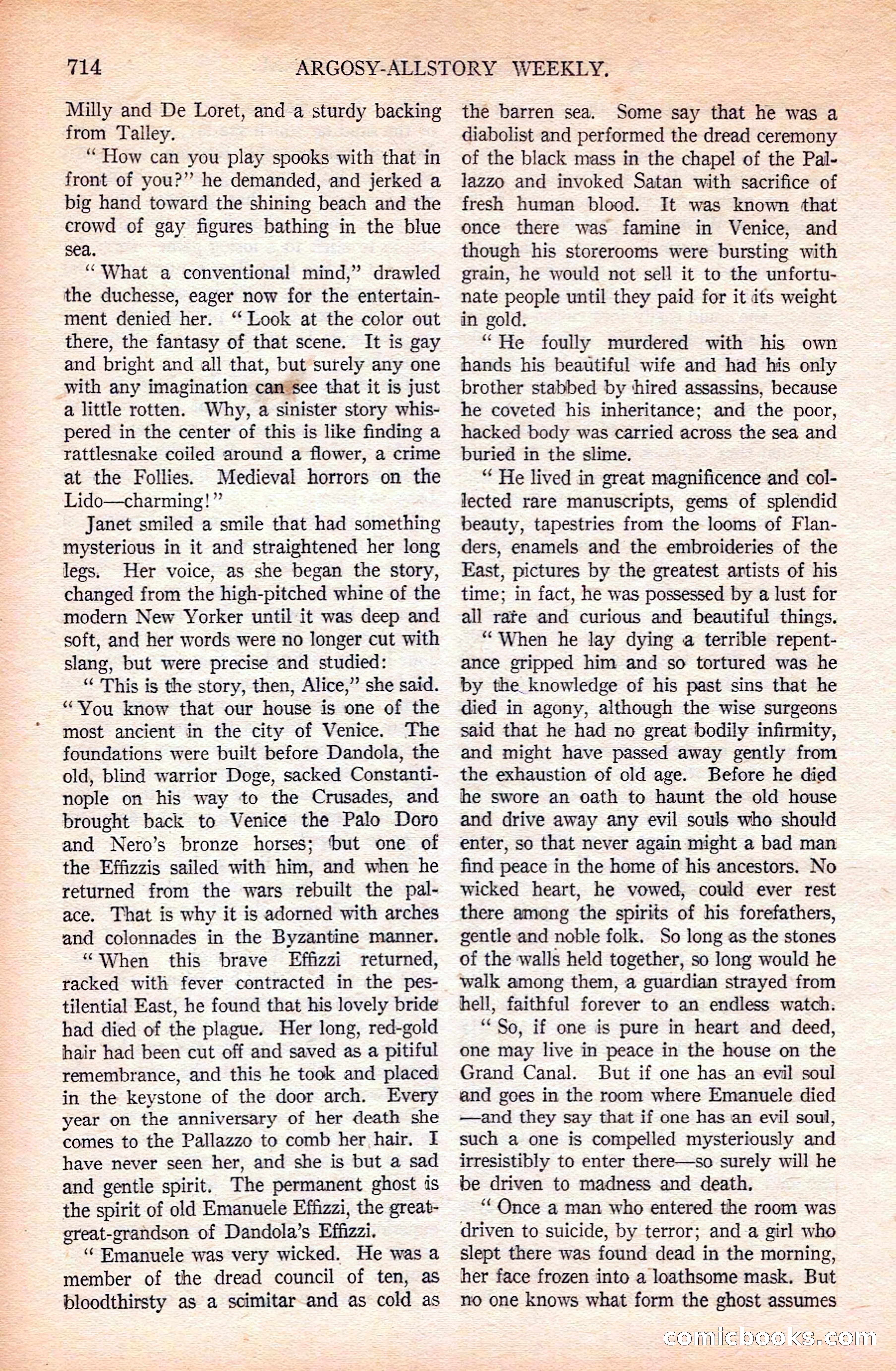 Argosy All-Story Weekly — page 80 of 168