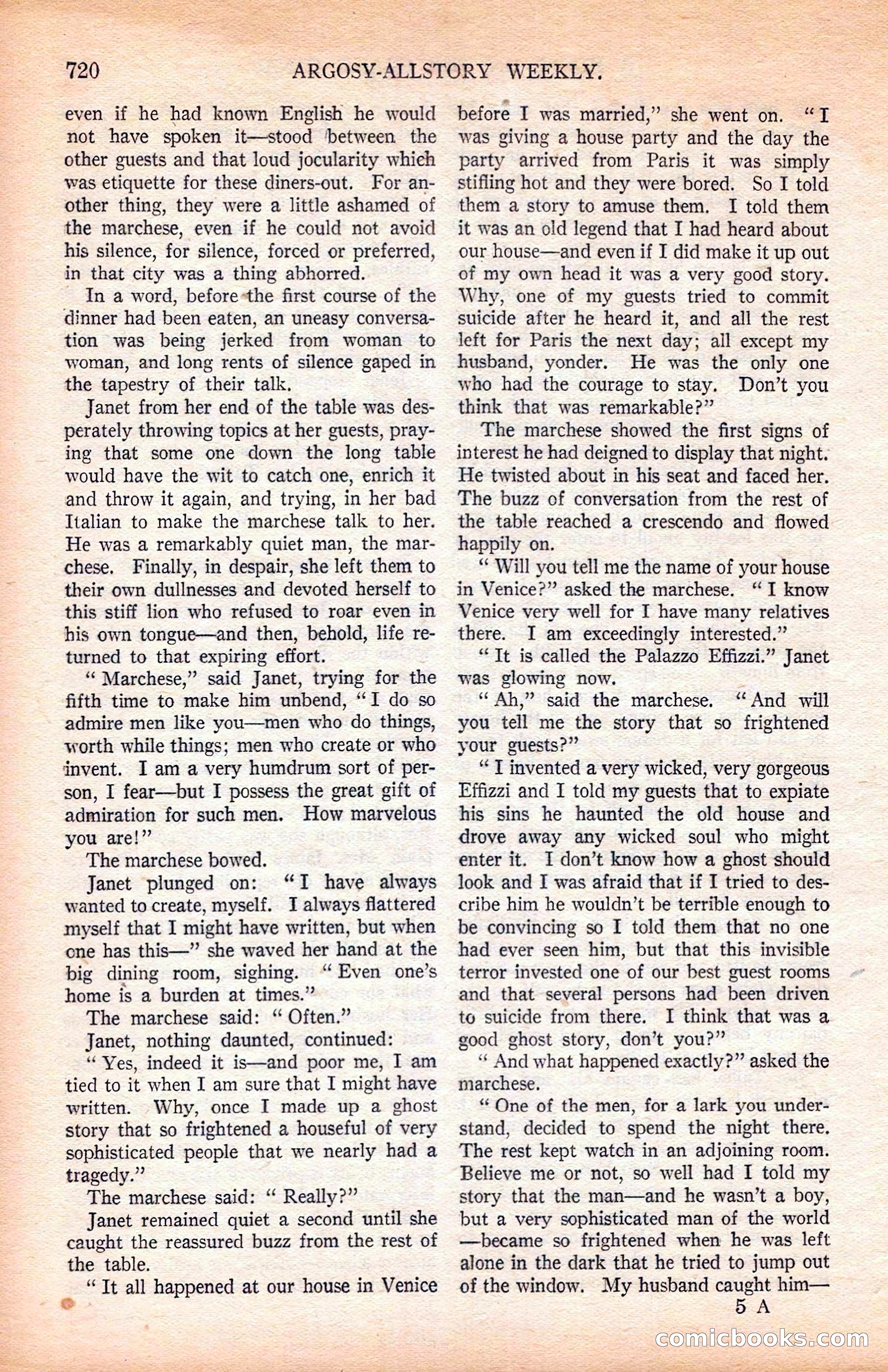 Argosy All-Story Weekly — page 86 of 168
