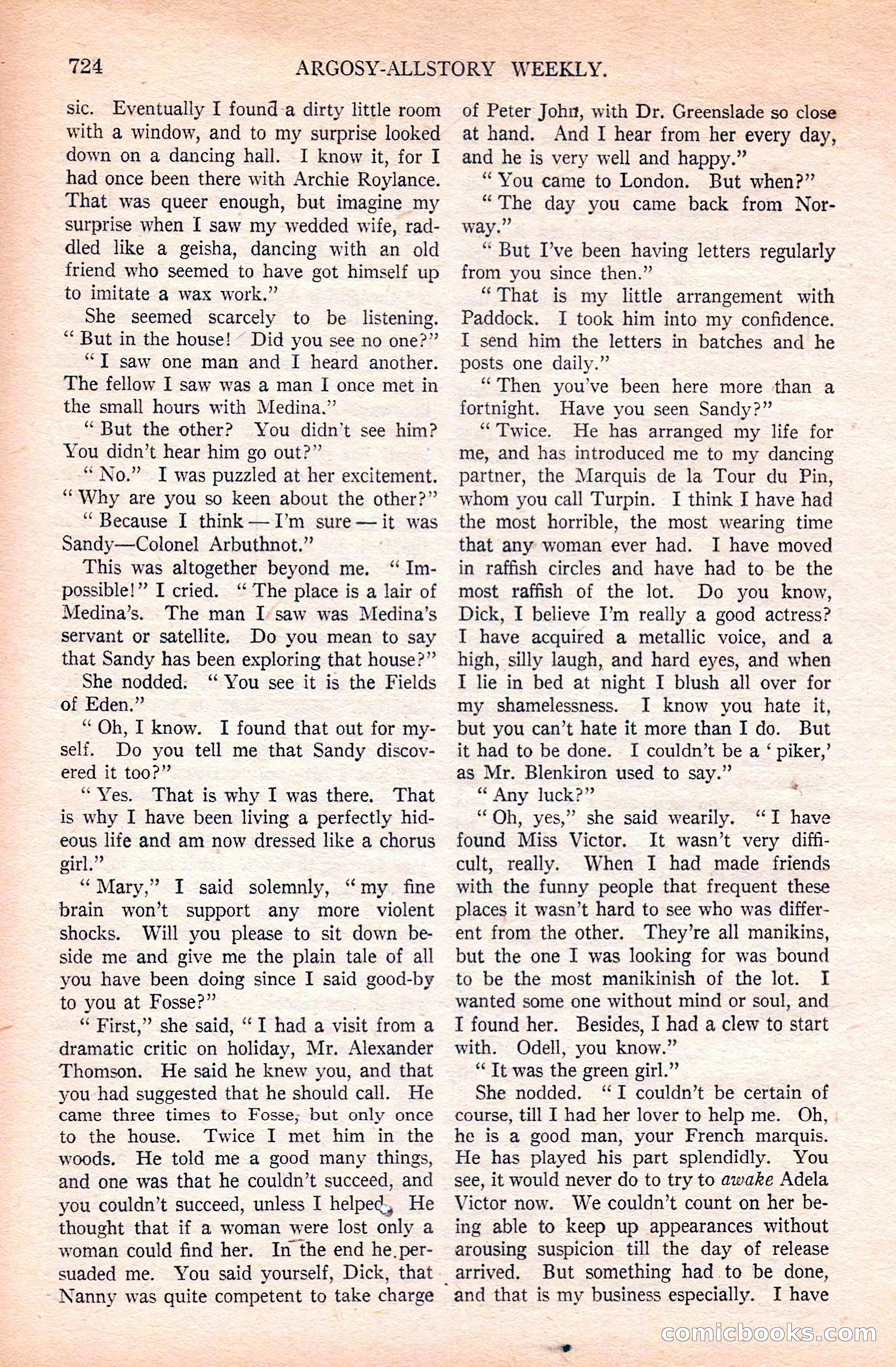 Argosy All-Story Weekly — page 90 of 168