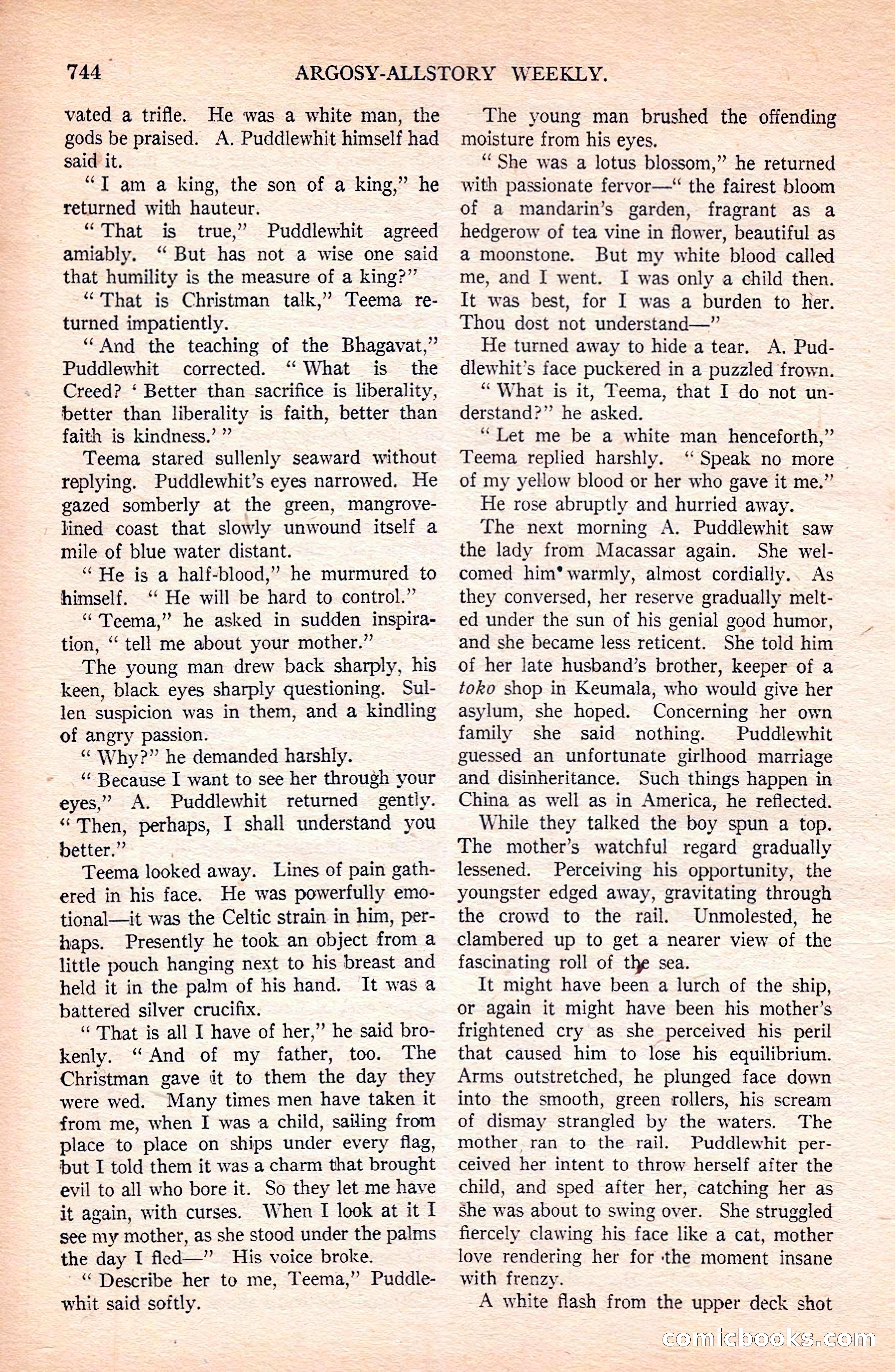 Argosy All-Story Weekly — page 110 of 168