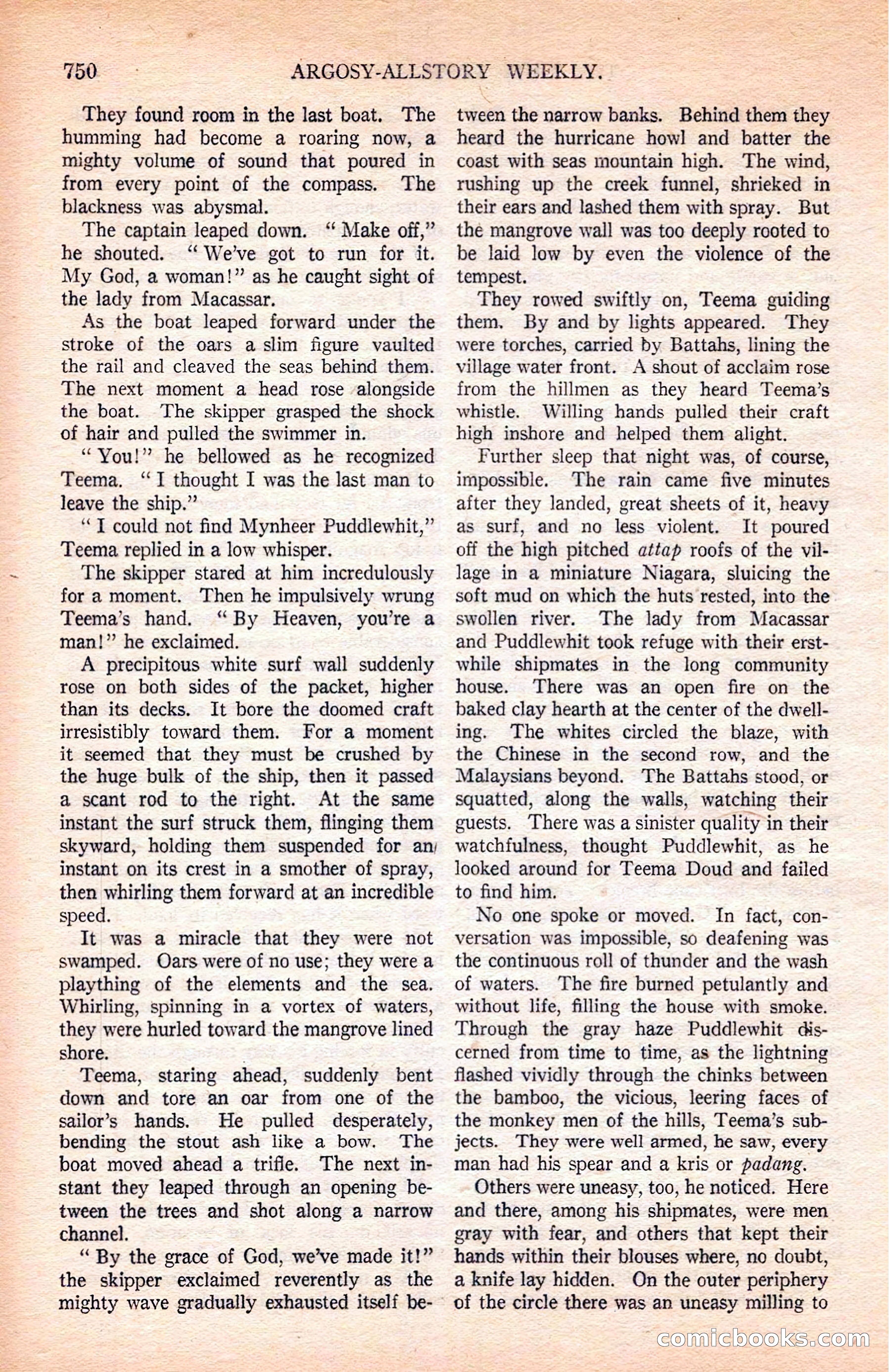 Argosy All-Story Weekly — page 116 of 168