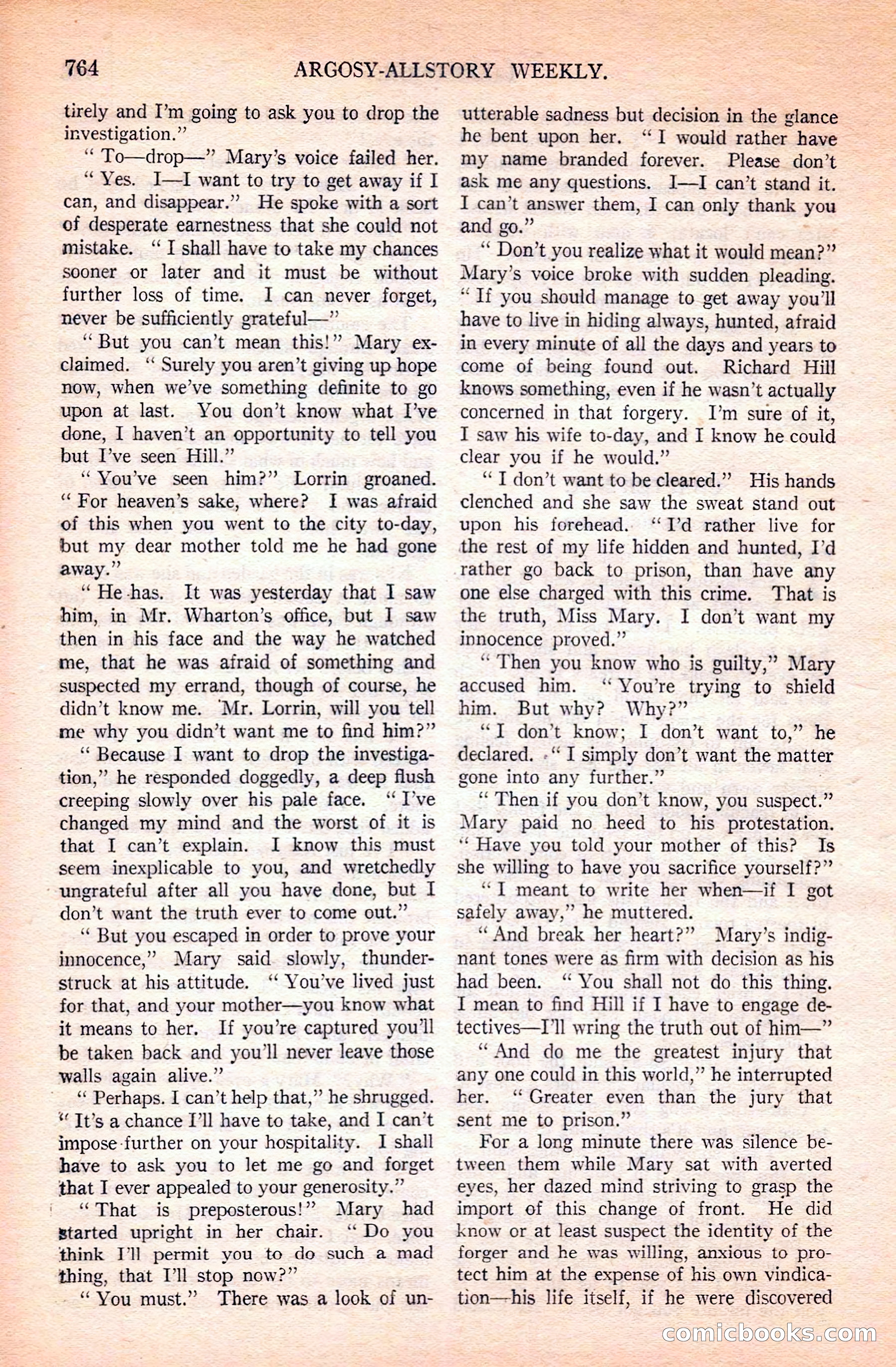 Argosy All-Story Weekly — page 130 of 168