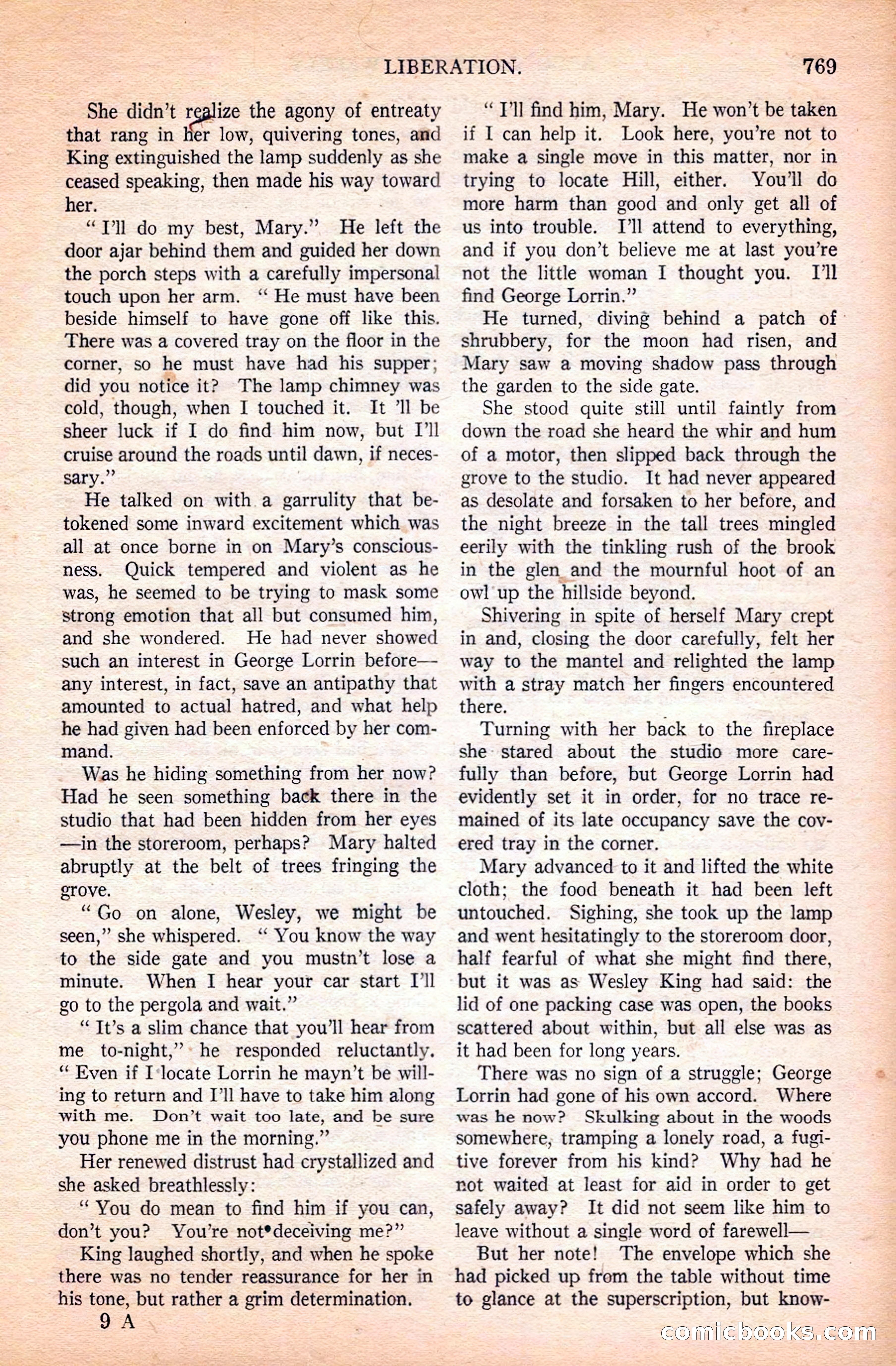 Argosy All-Story Weekly — page 135 of 168