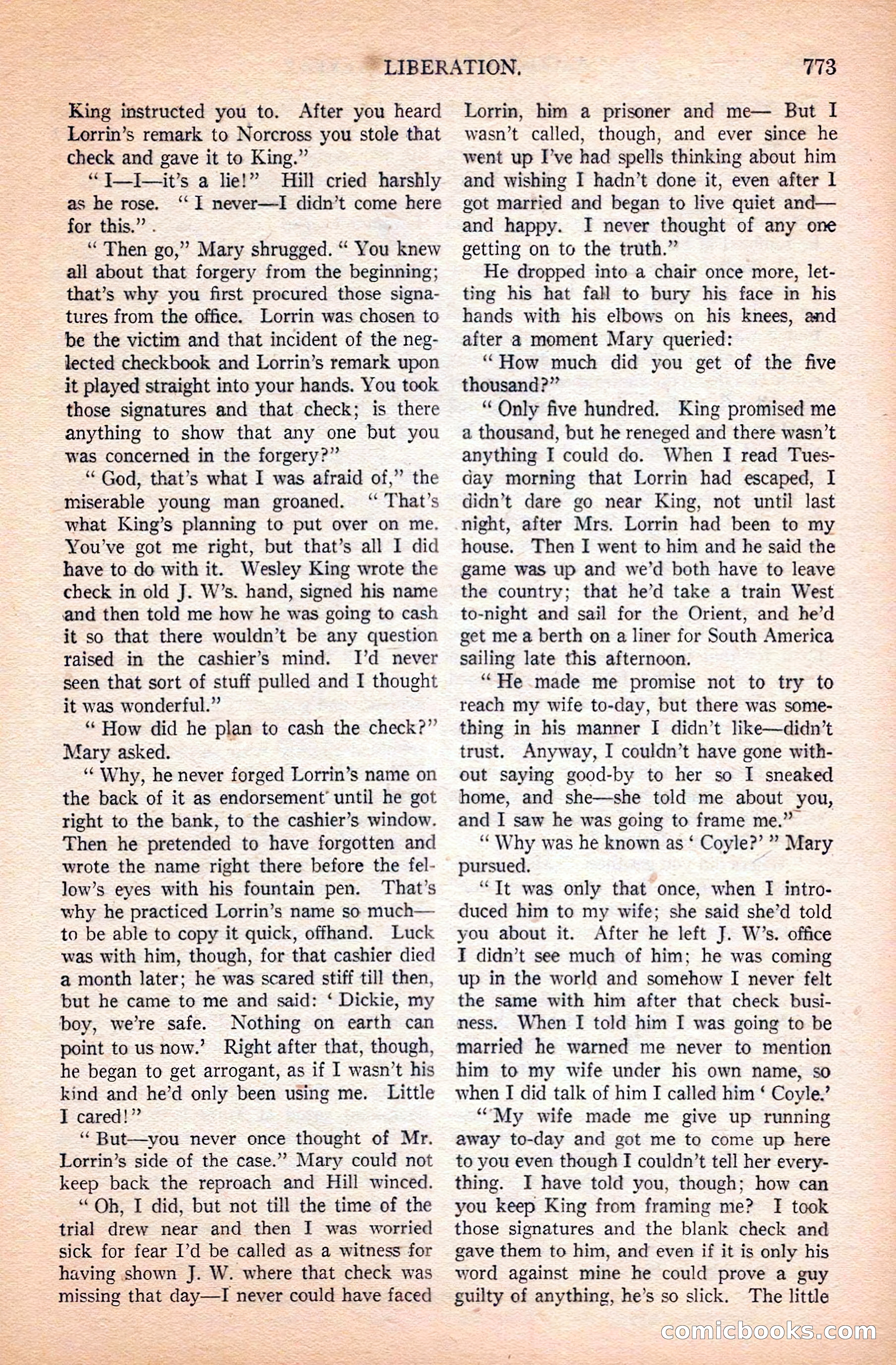 Argosy All-Story Weekly — page 139 of 168