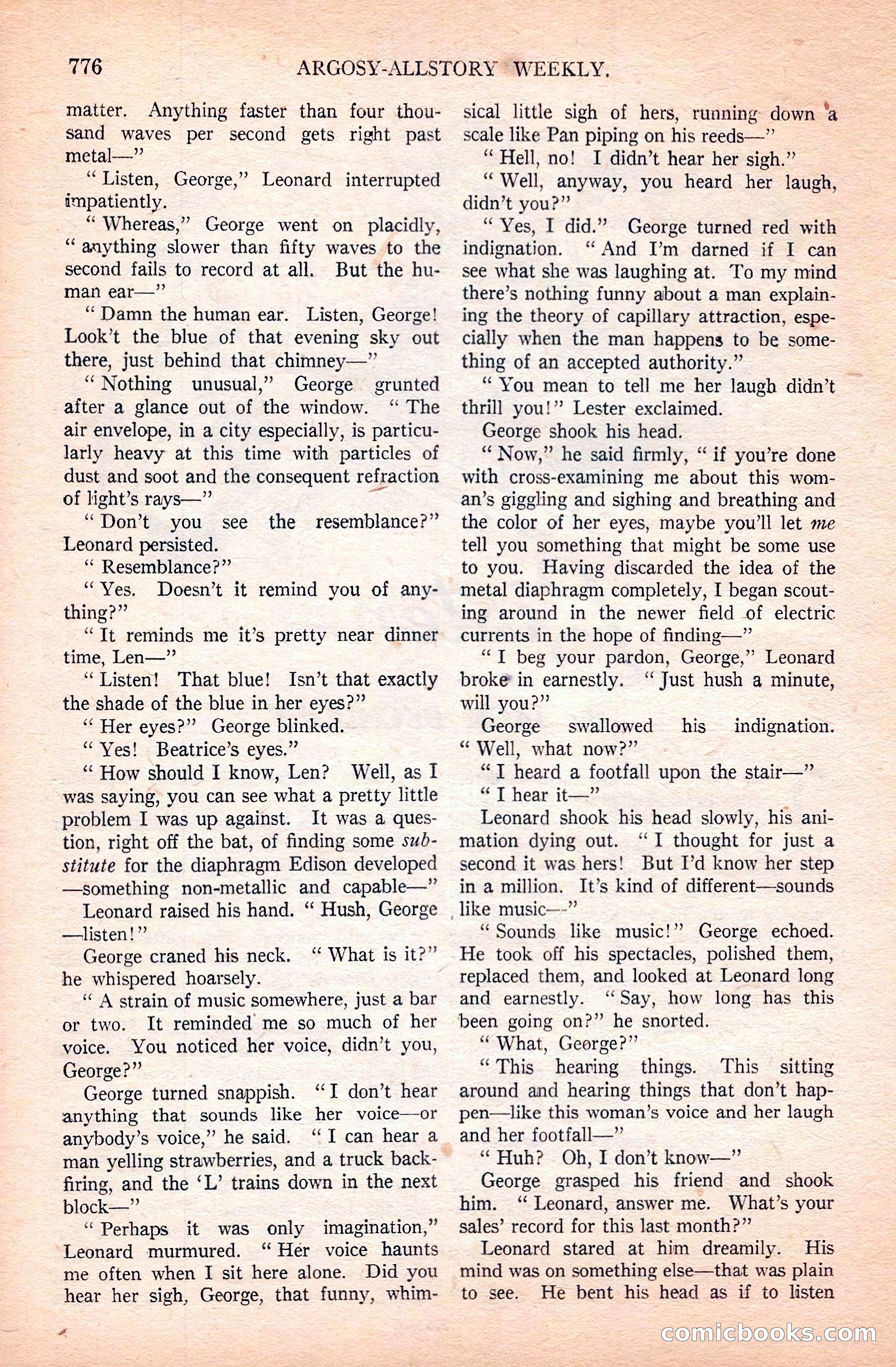Argosy All-Story Weekly — page 142 of 168
