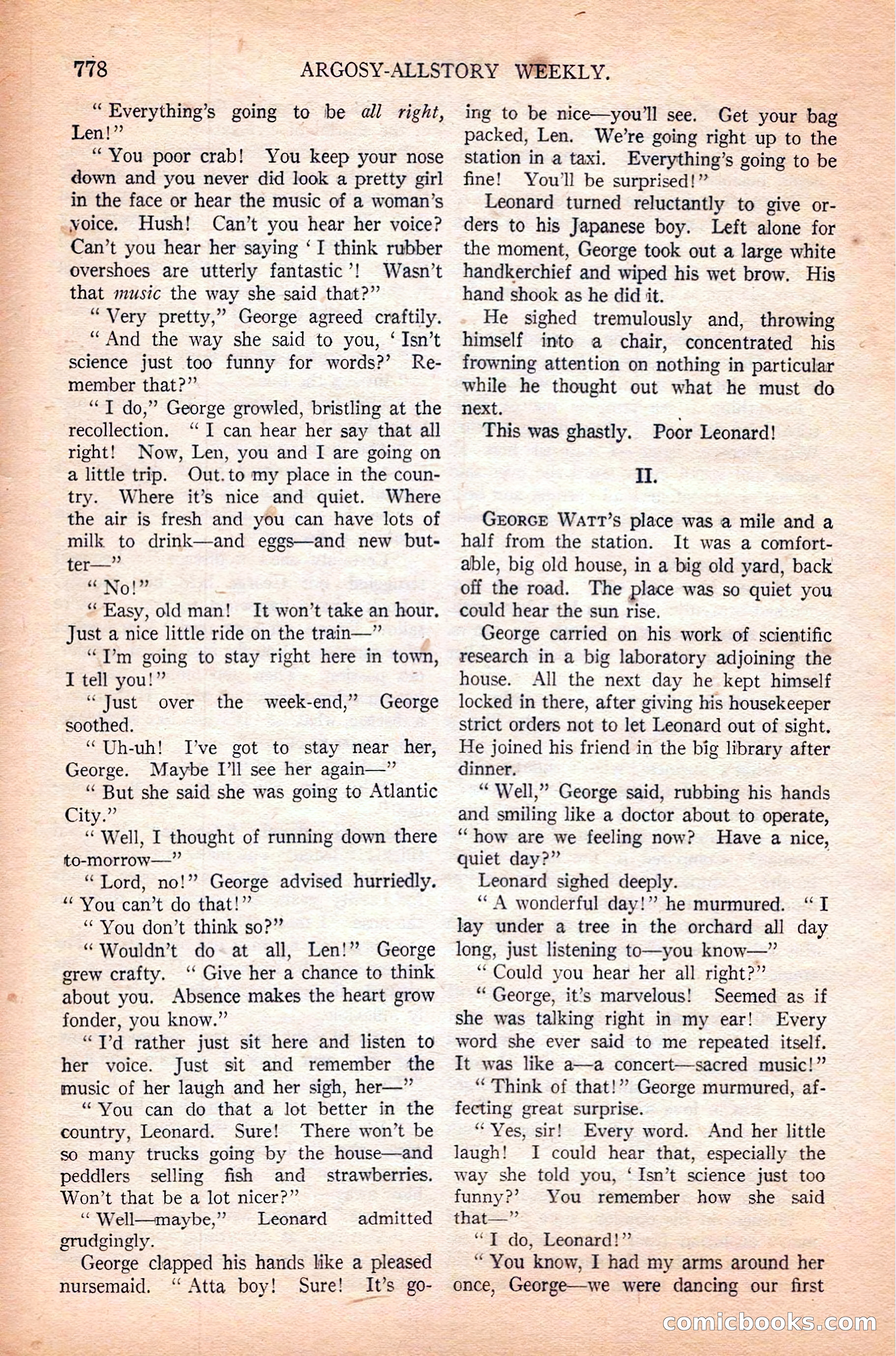Argosy All-Story Weekly — page 144 of 168