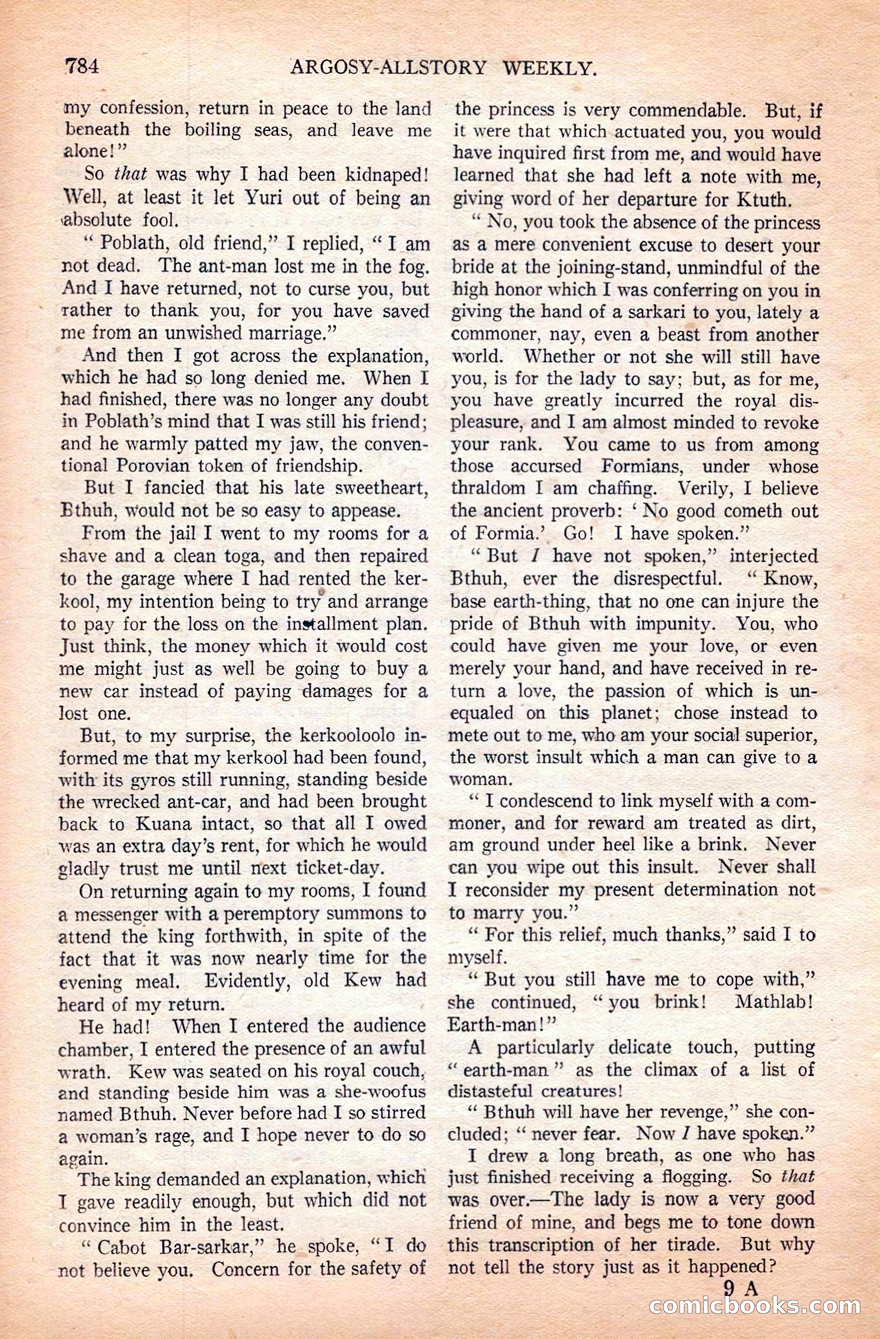 Argosy All-Story Weekly — page 150 of 168