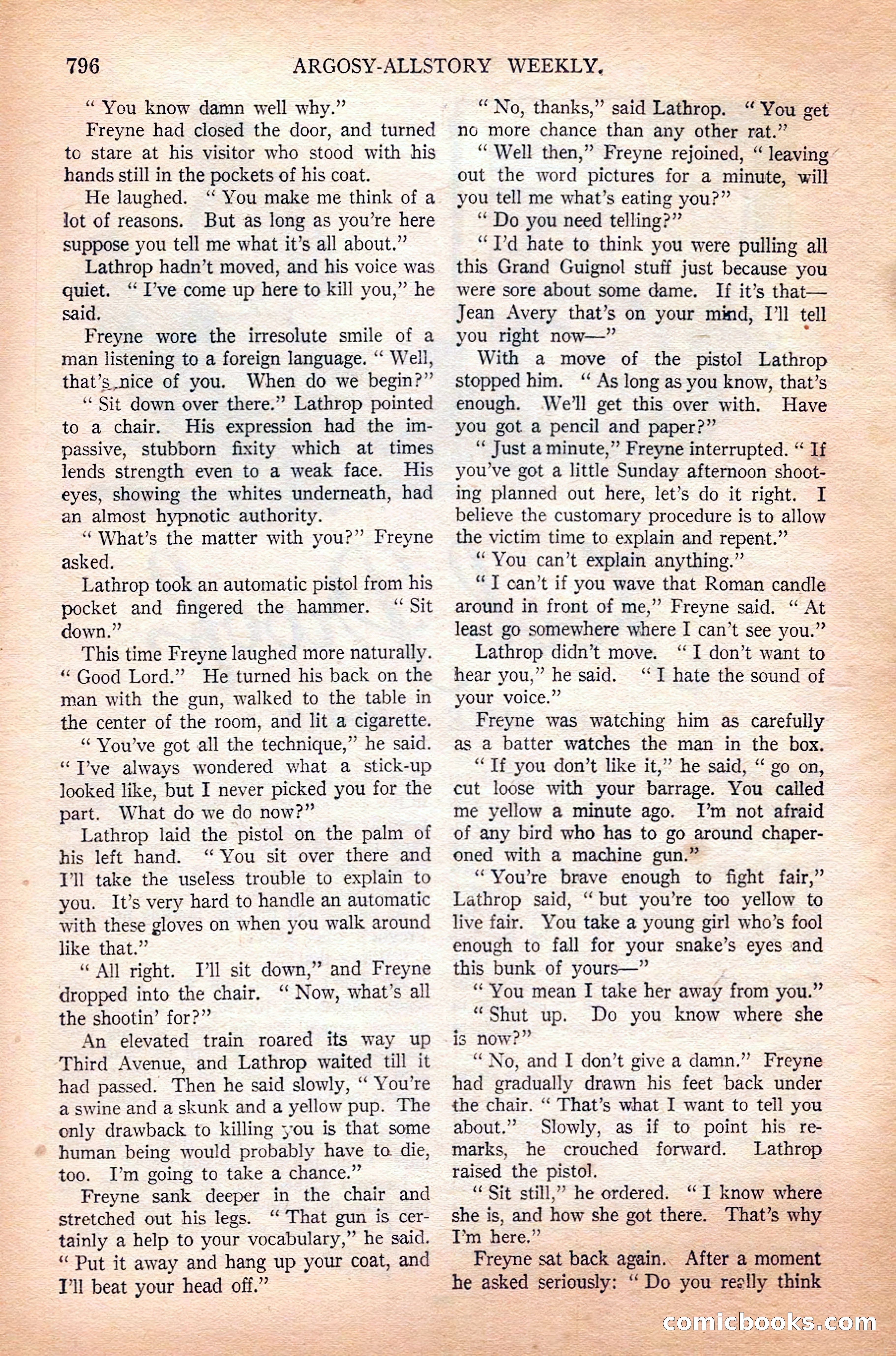 Argosy All-Story Weekly — page 162 of 168