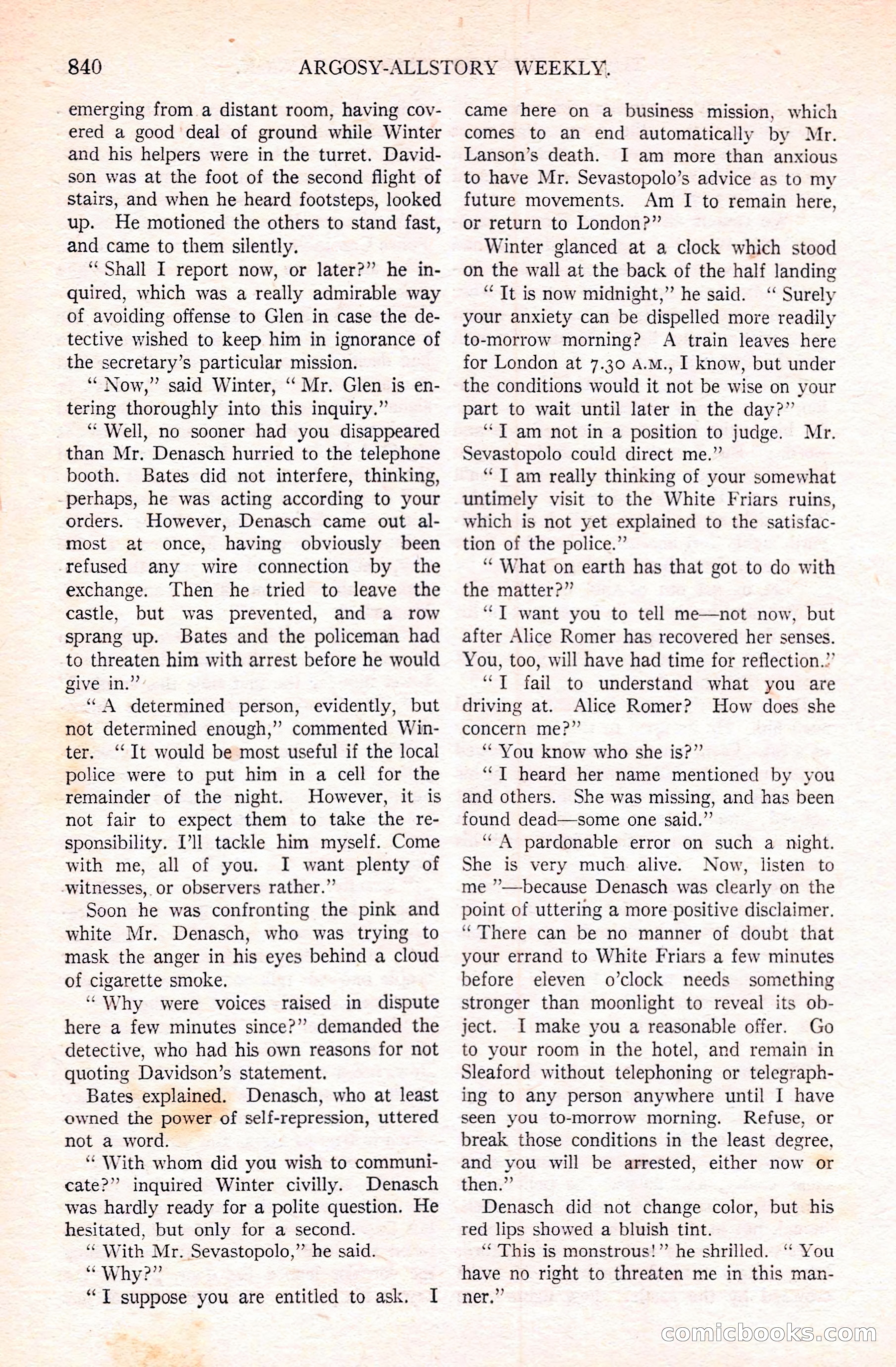 Argosy All-Story Weekly — page 50 of 180