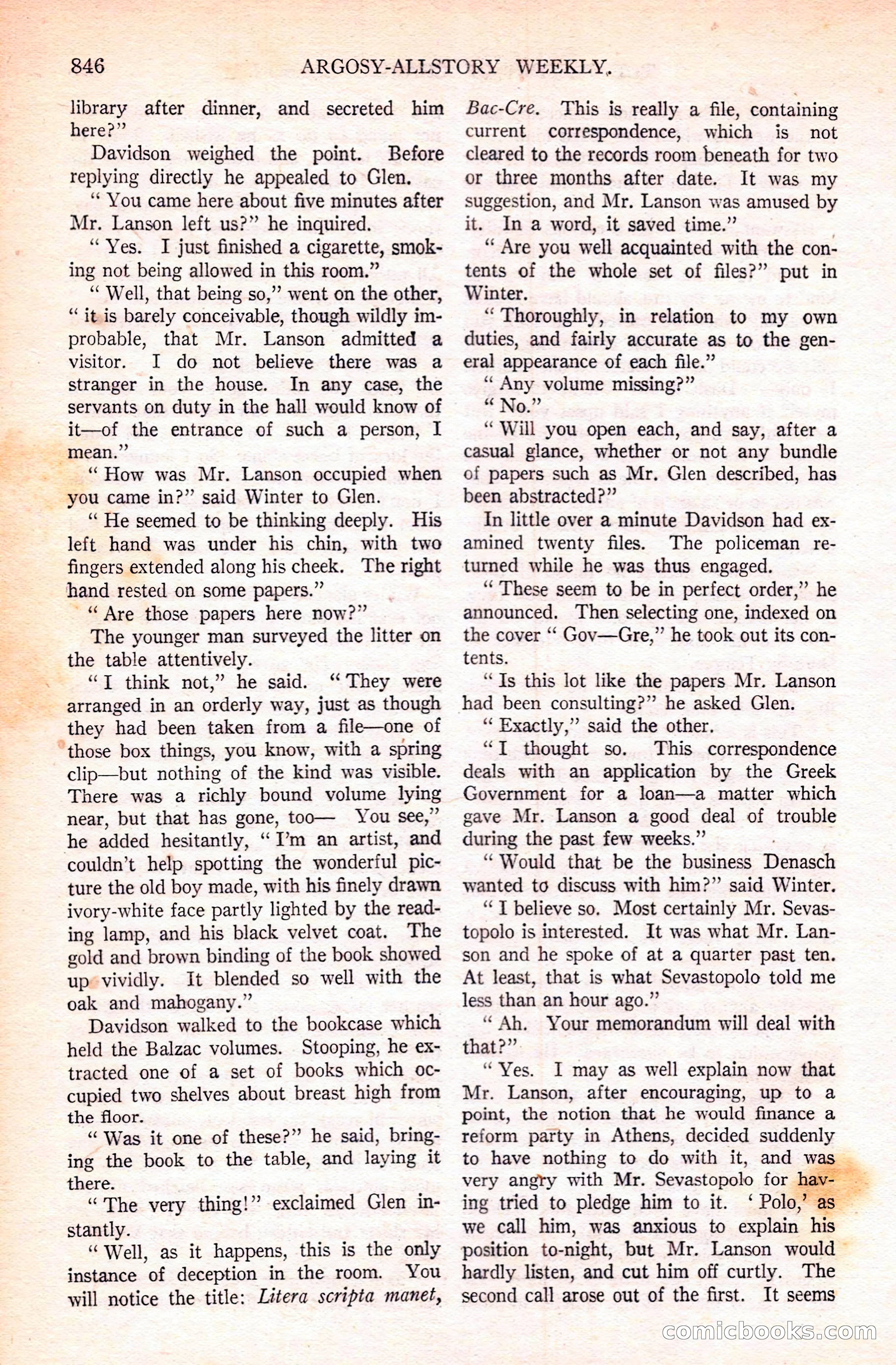 Argosy All-Story Weekly — page 56 of 180