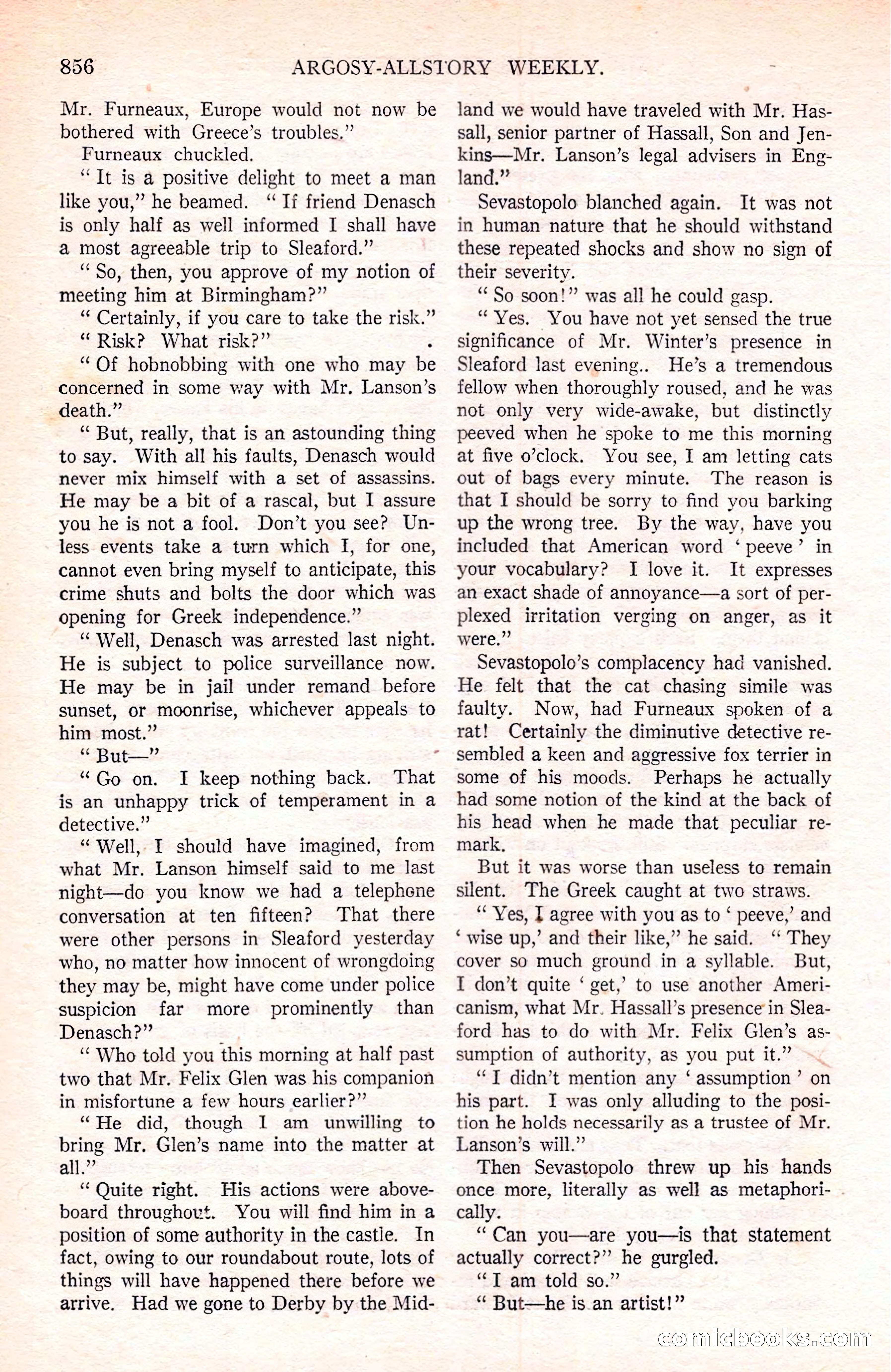Argosy All-Story Weekly — page 66 of 180