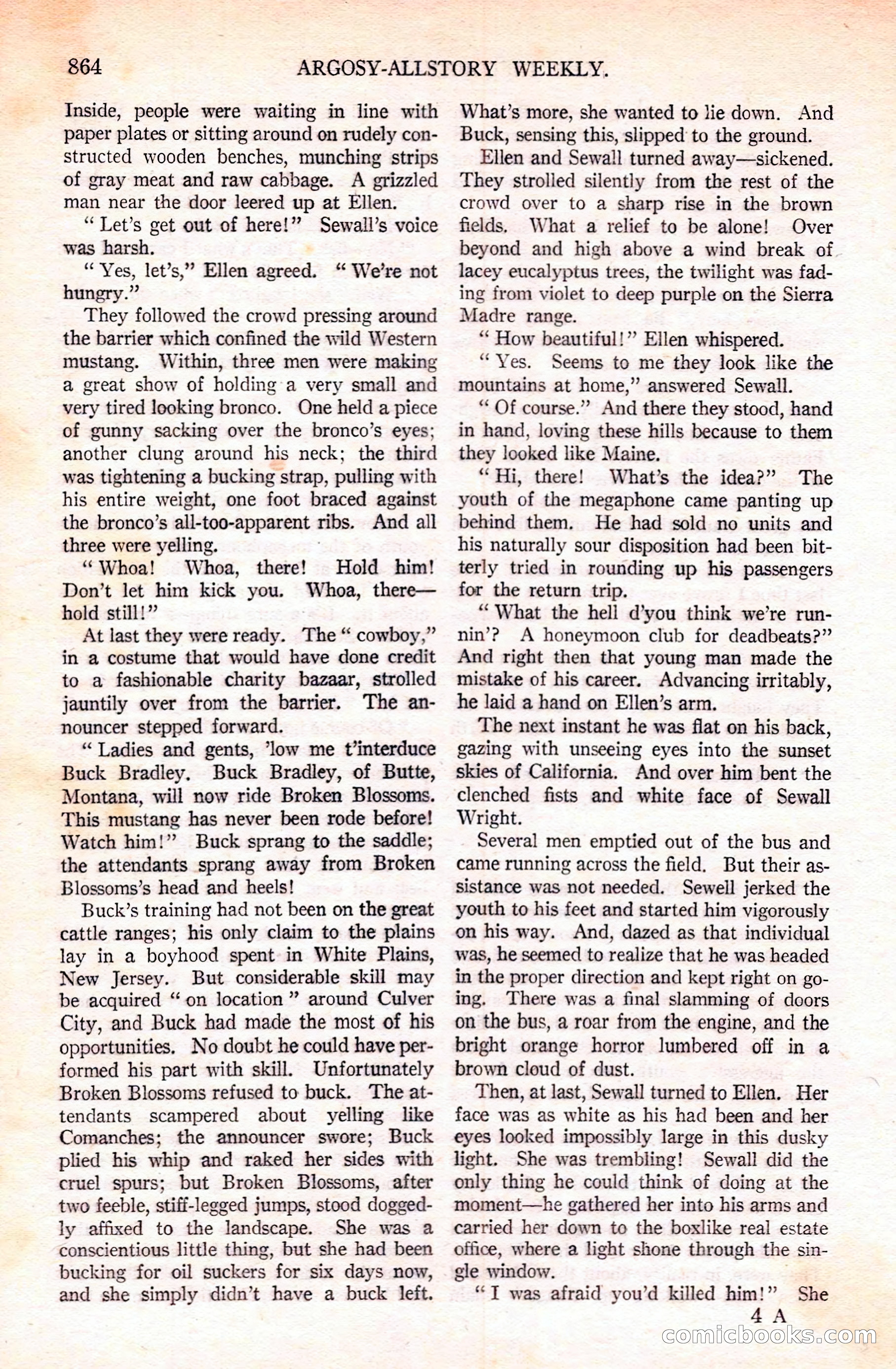 Argosy All-Story Weekly — page 74 of 180